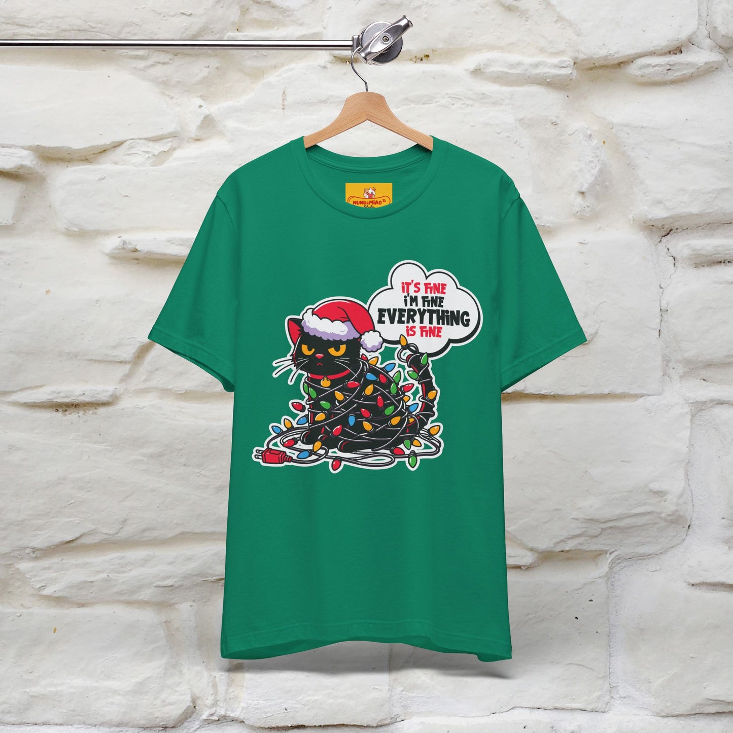 “Everything Is Fine..” | Cat T-Shirt | Nunu&Miao Studio