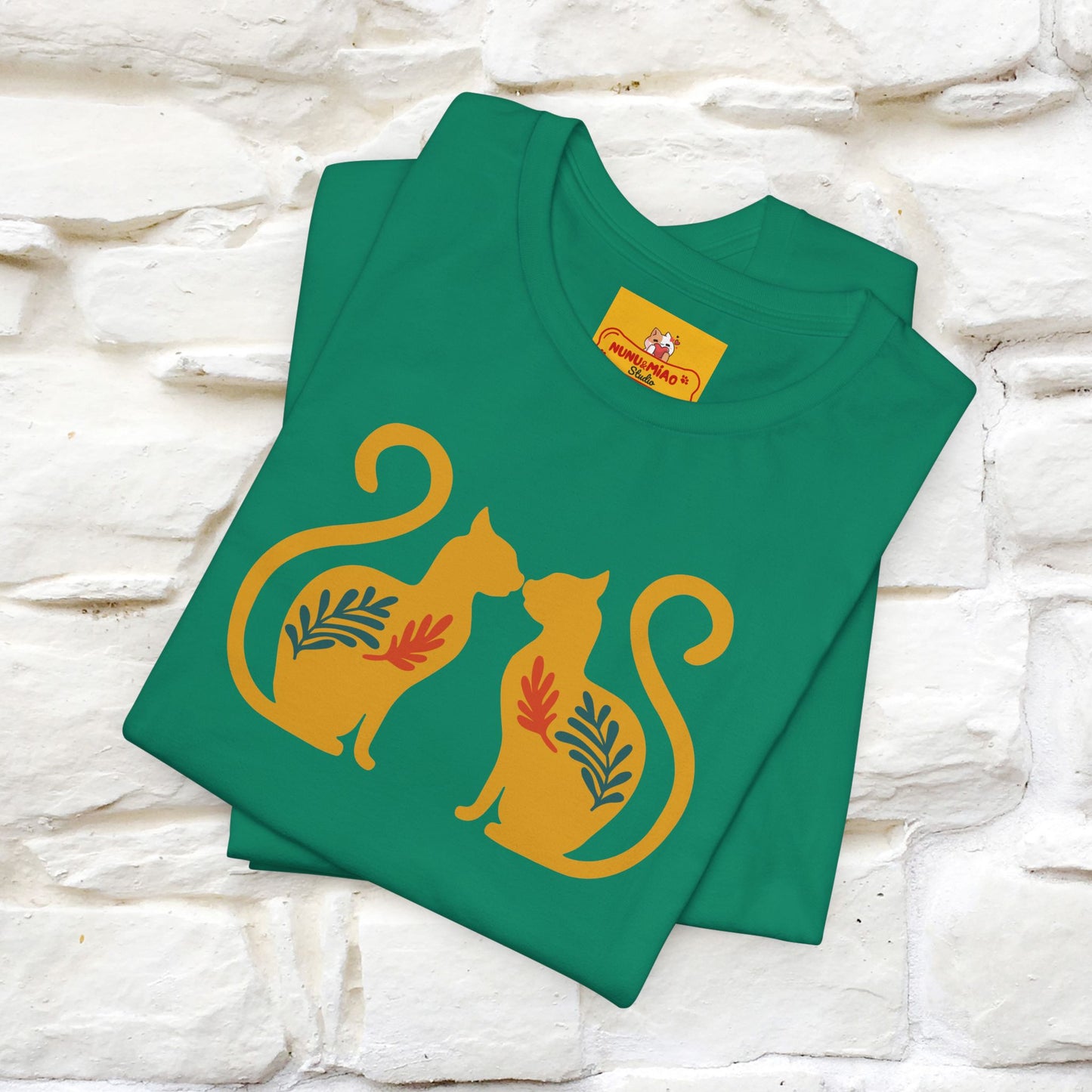 ''Power'' | Cat T-Shirt Front and Back Design | Nunu&Miao Studio