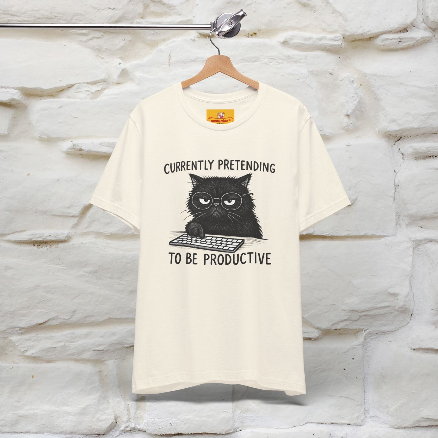 "Currently Pretending To Be Productive" |Cat T-Shirt | Nunu&Miao Studio