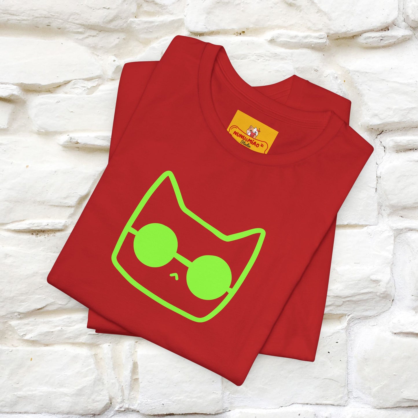 ''Everything Will Be Ok '' Cat T-Shirt Front and Back Design | Nunu&Miao Studio