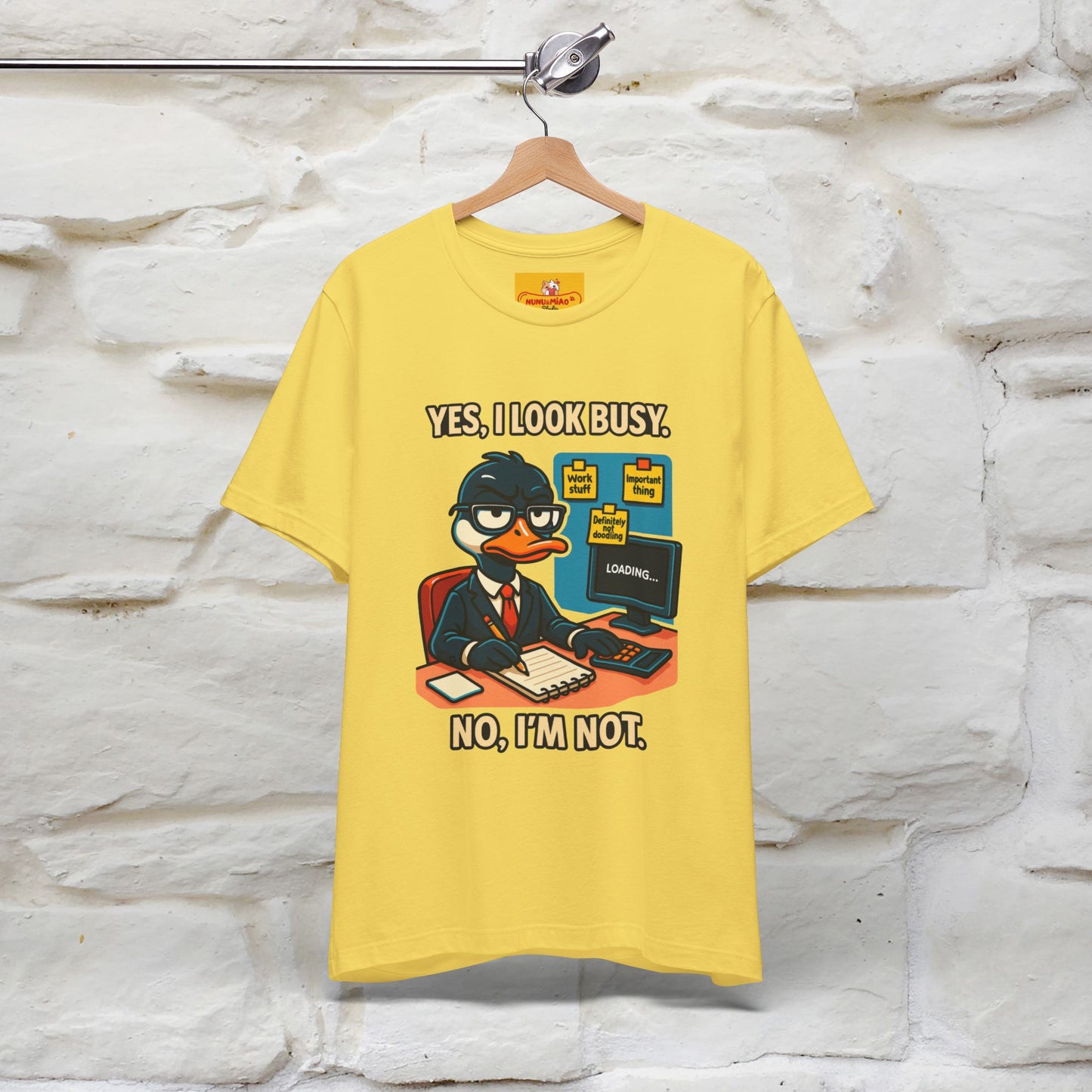 ''Yes, I Look Busy. No I'm Not.''| Sarcastic Cat T-Shirt | Nunu&Miao Studio