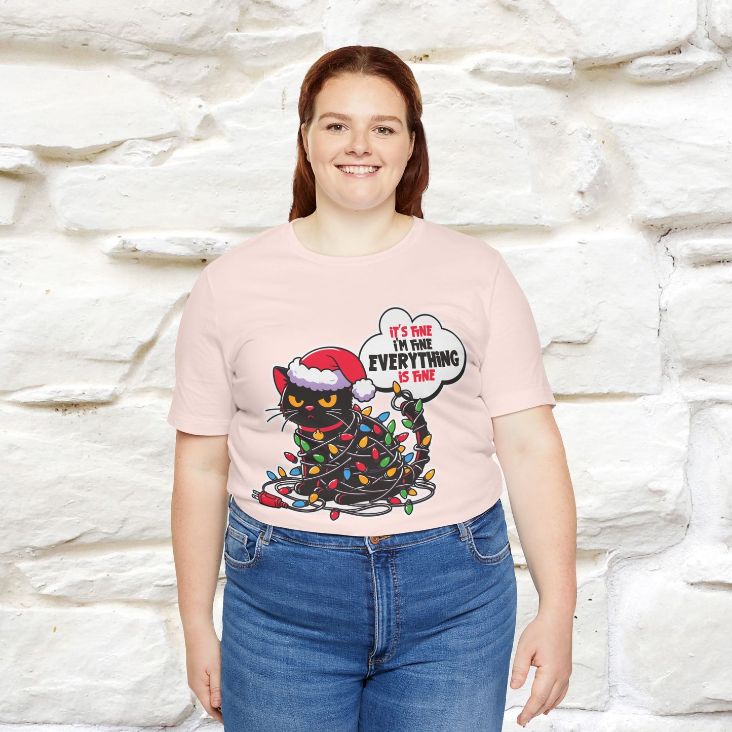 “Everything Is Fine..” | Cat T-Shirt | Nunu&Miao Studio