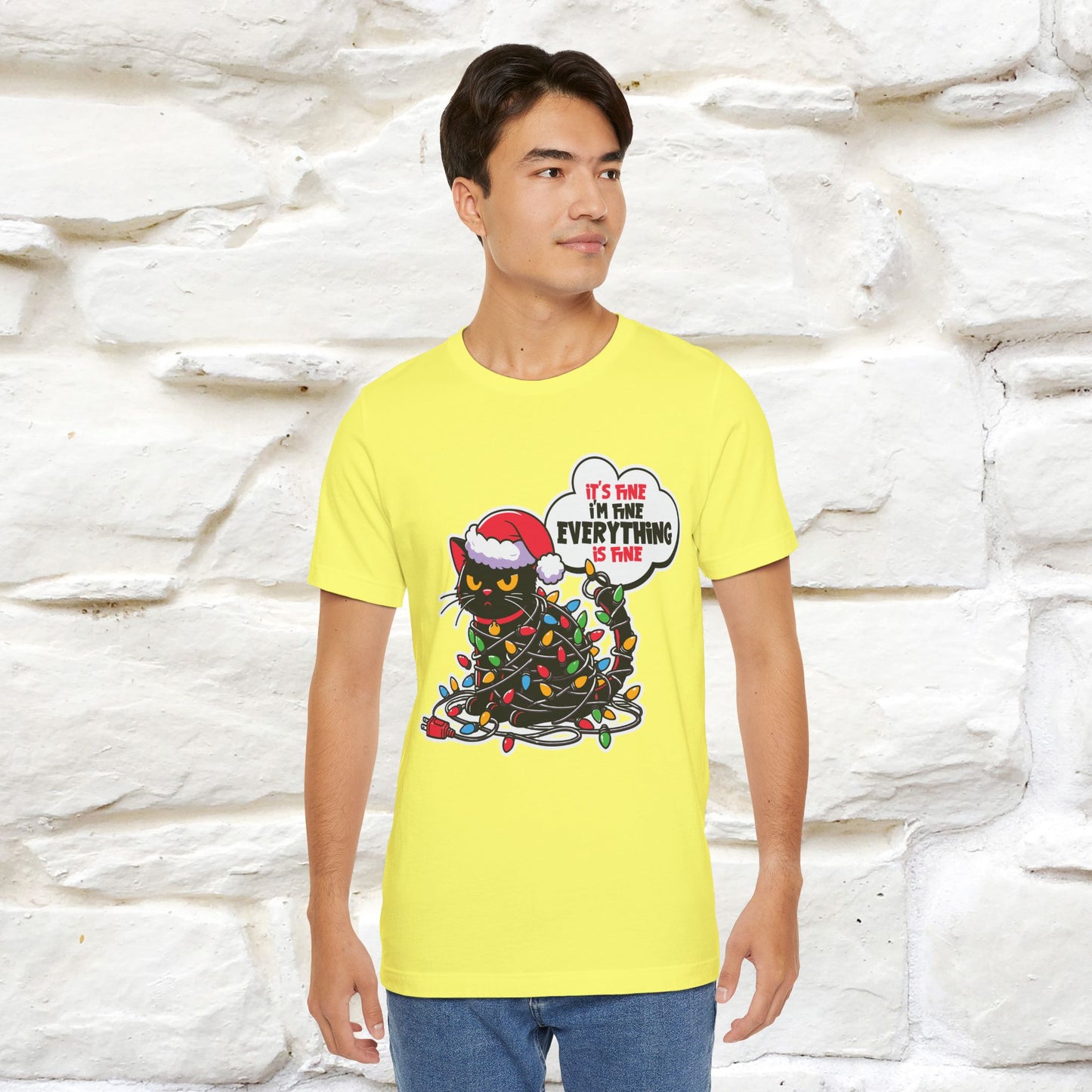 “Everything Is Fine..” | Cat T-Shirt | Nunu&Miao Studio
