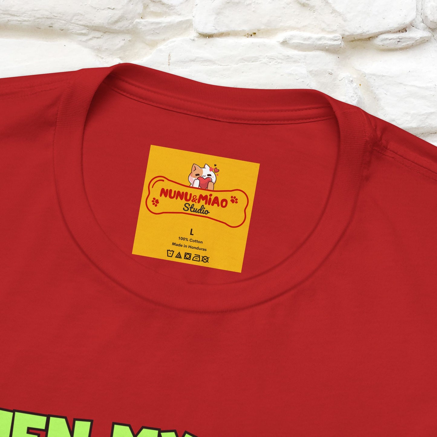 "When My Sister Cooks" Funny Cat T-shirt |Nunu&Miao Studio