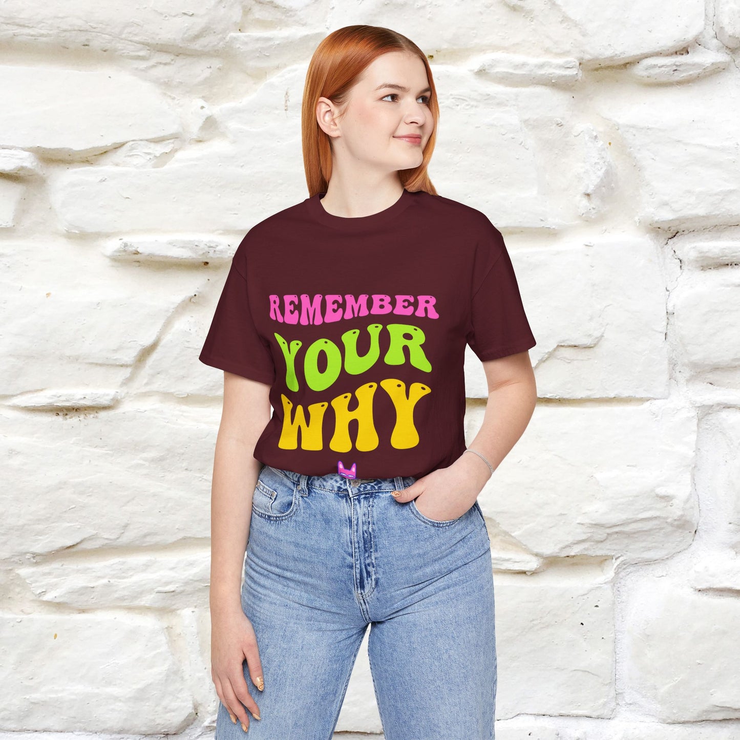 "Remember Your Why" Inspirational T-Shirt for Men & Women | 100% Cotton* - Nunu&Miao Studio