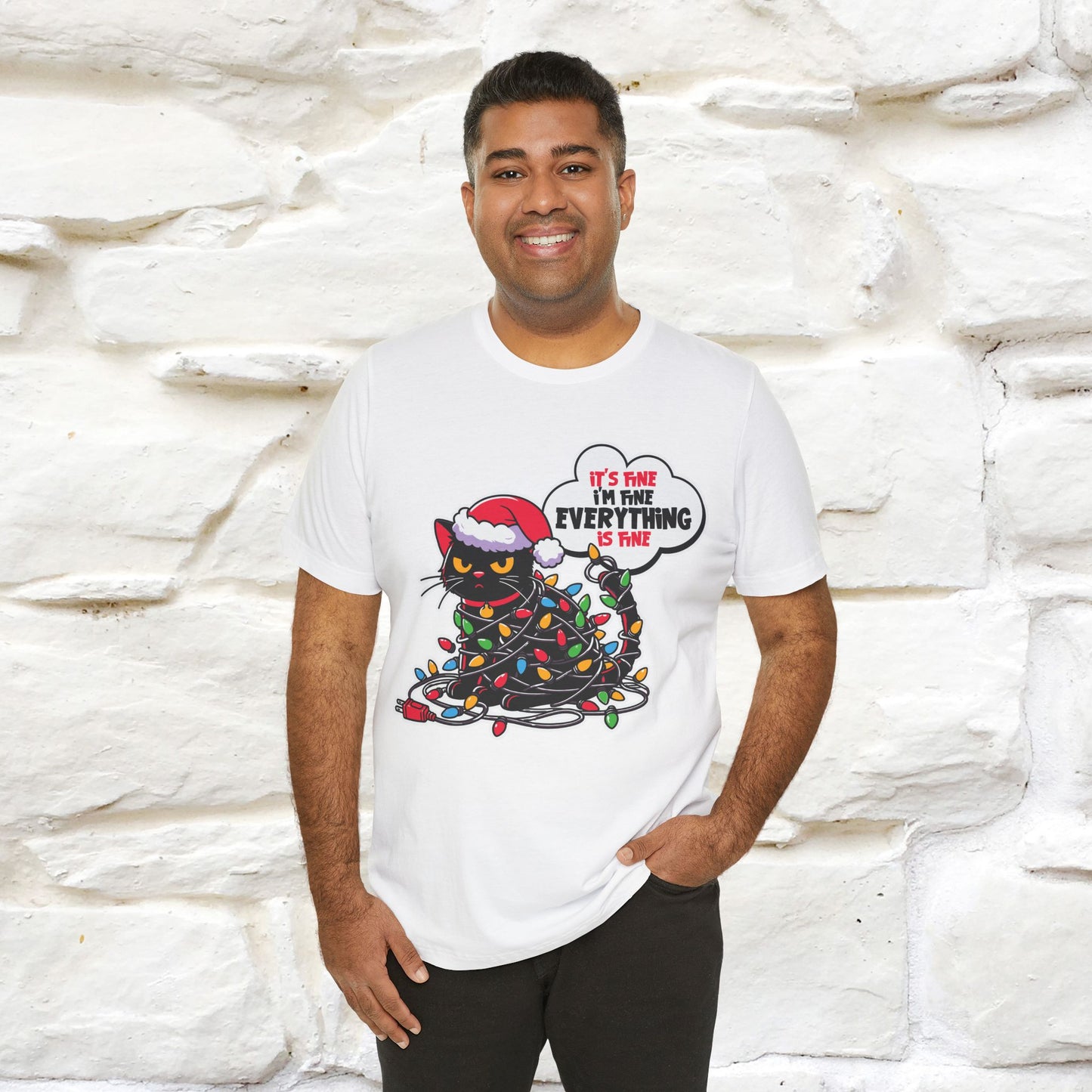“Everything Is Fine..” | Cat T-Shirt | Nunu&Miao Studio