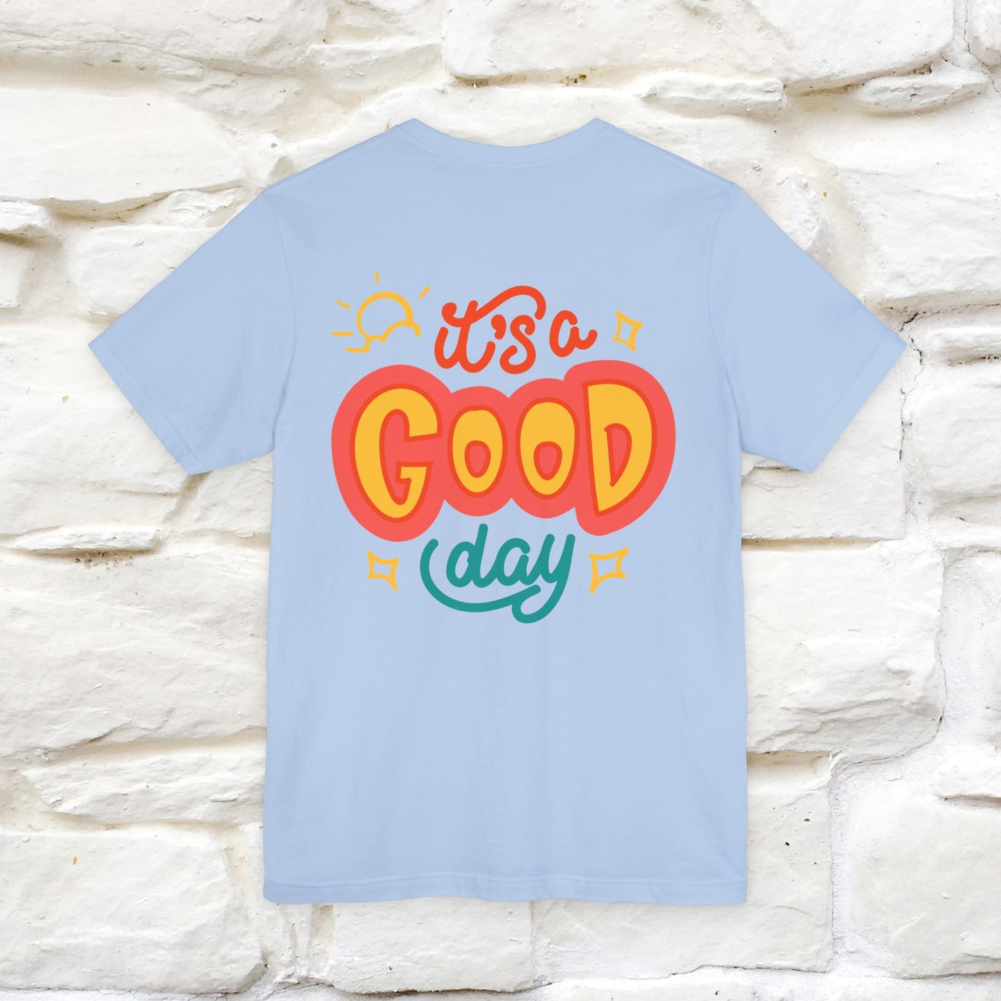 ""It's A Good Day" Cat T-Shirt| Front & Back Design | Nunu&Miao Studio