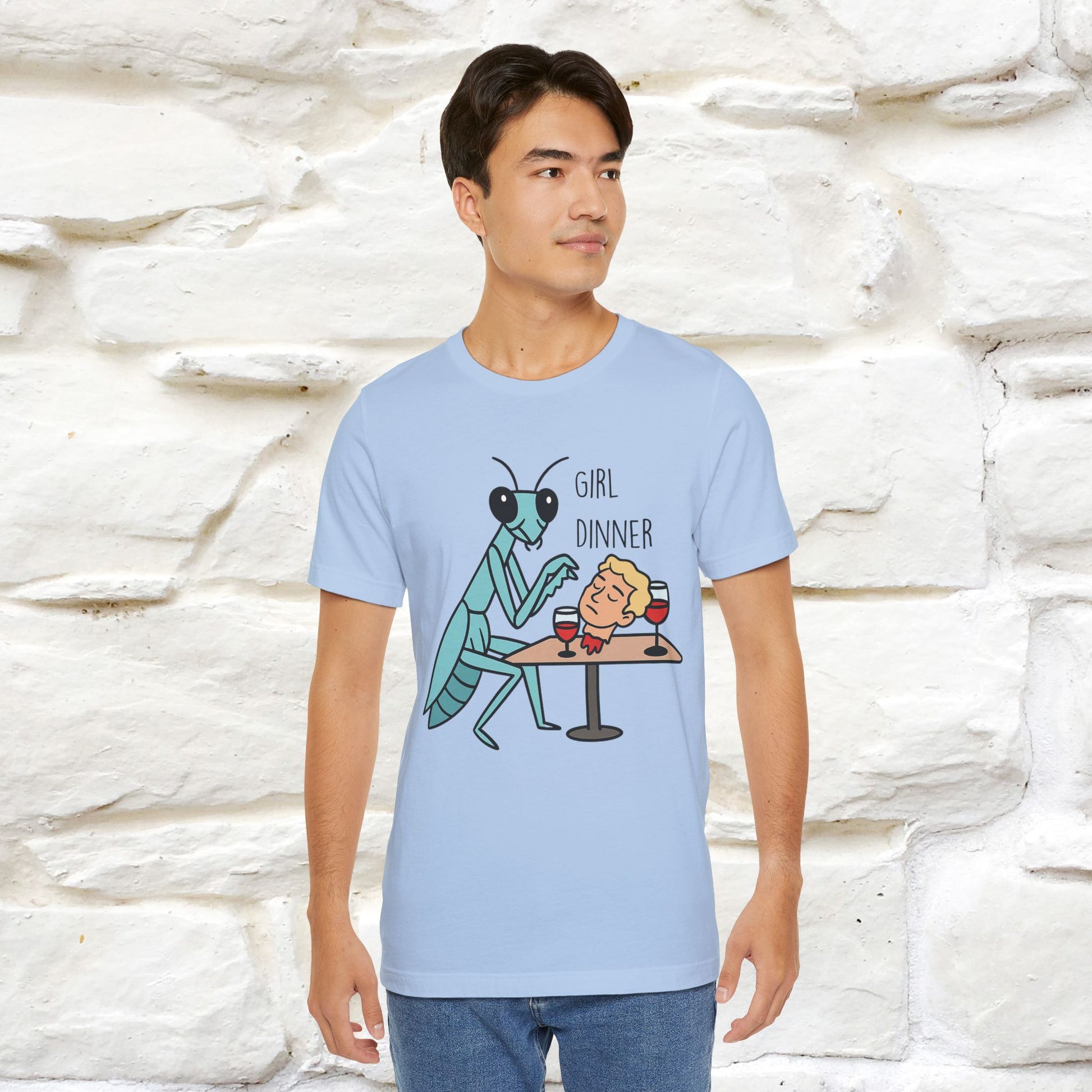 "Girl Dinner" Funny T-shirt |Nunu&Miao Studio - Nunu&Miao Studio