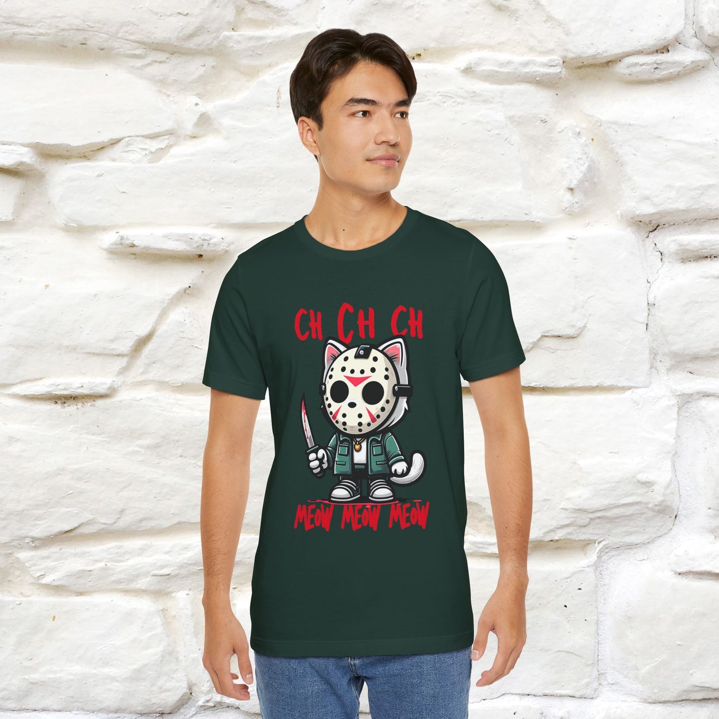 Paws N' Roses T-Shirt | Rock-Inspired Cat Lover Tee for Men & Women | 100% Cotton* - Nunu&Miao Studio