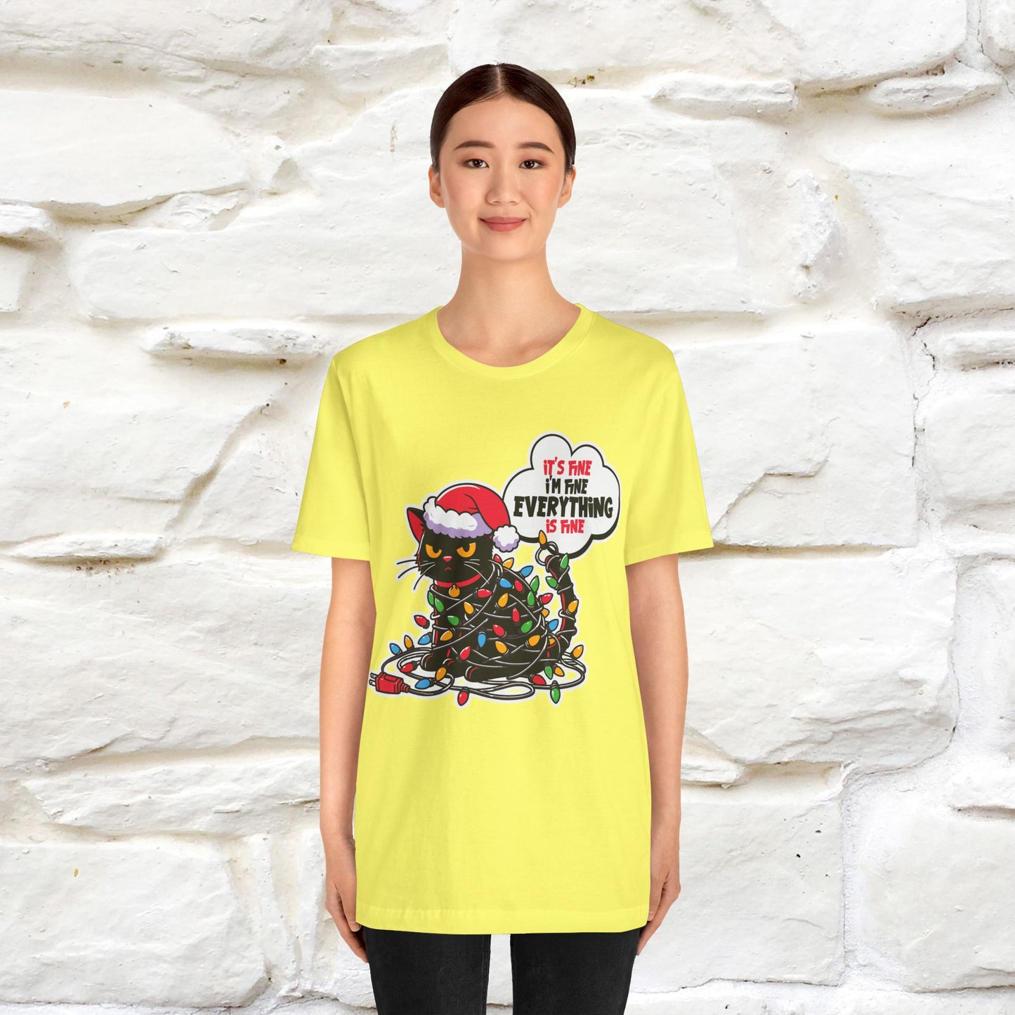 “Everything Is Fine..” | Cat T-Shirt | Nunu&Miao Studio