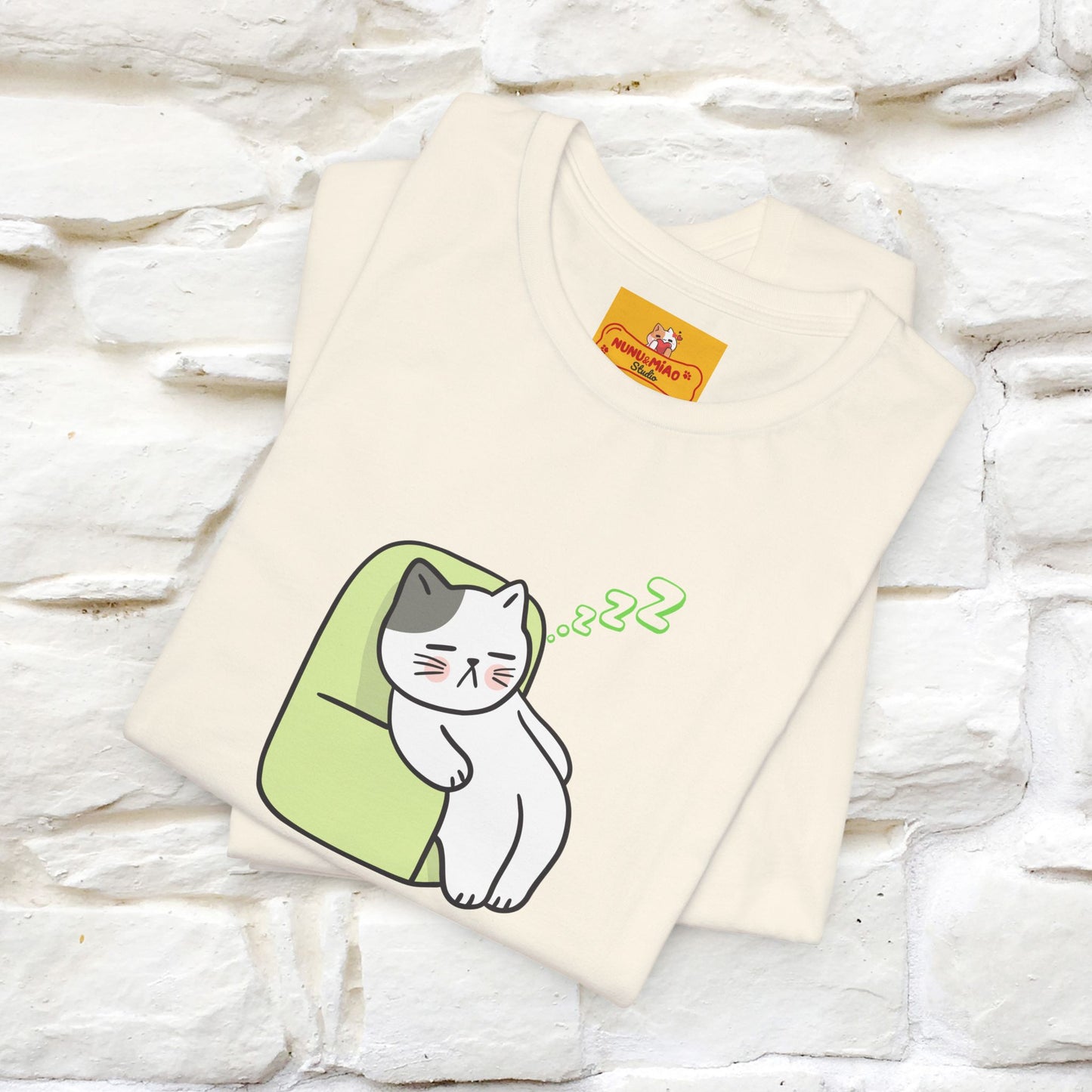 "Keep going… the couch isn’t going to nap on itself." Cat T-Shirt| Front & Back Design | Nunu&Miao Studio