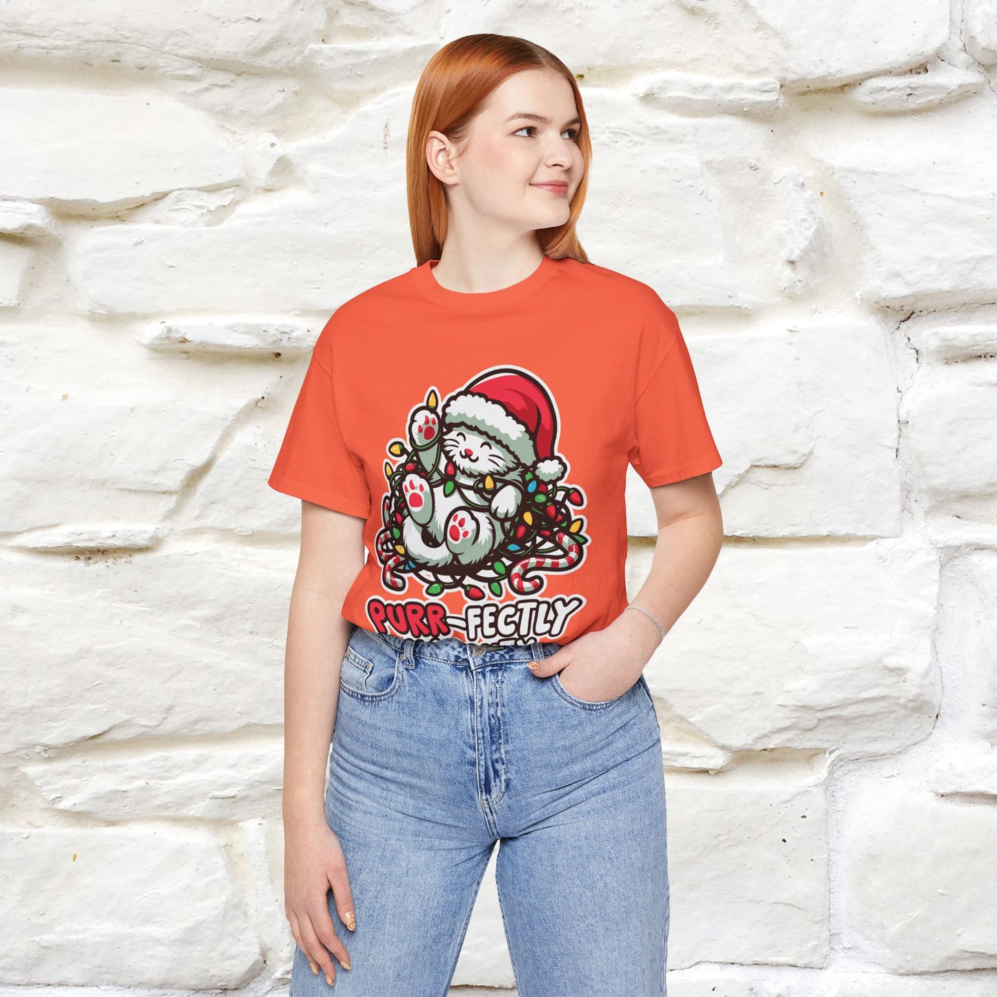 “Purr-Fectly Naughty” | Cat T-Shirt | Nunu&Miao Studio