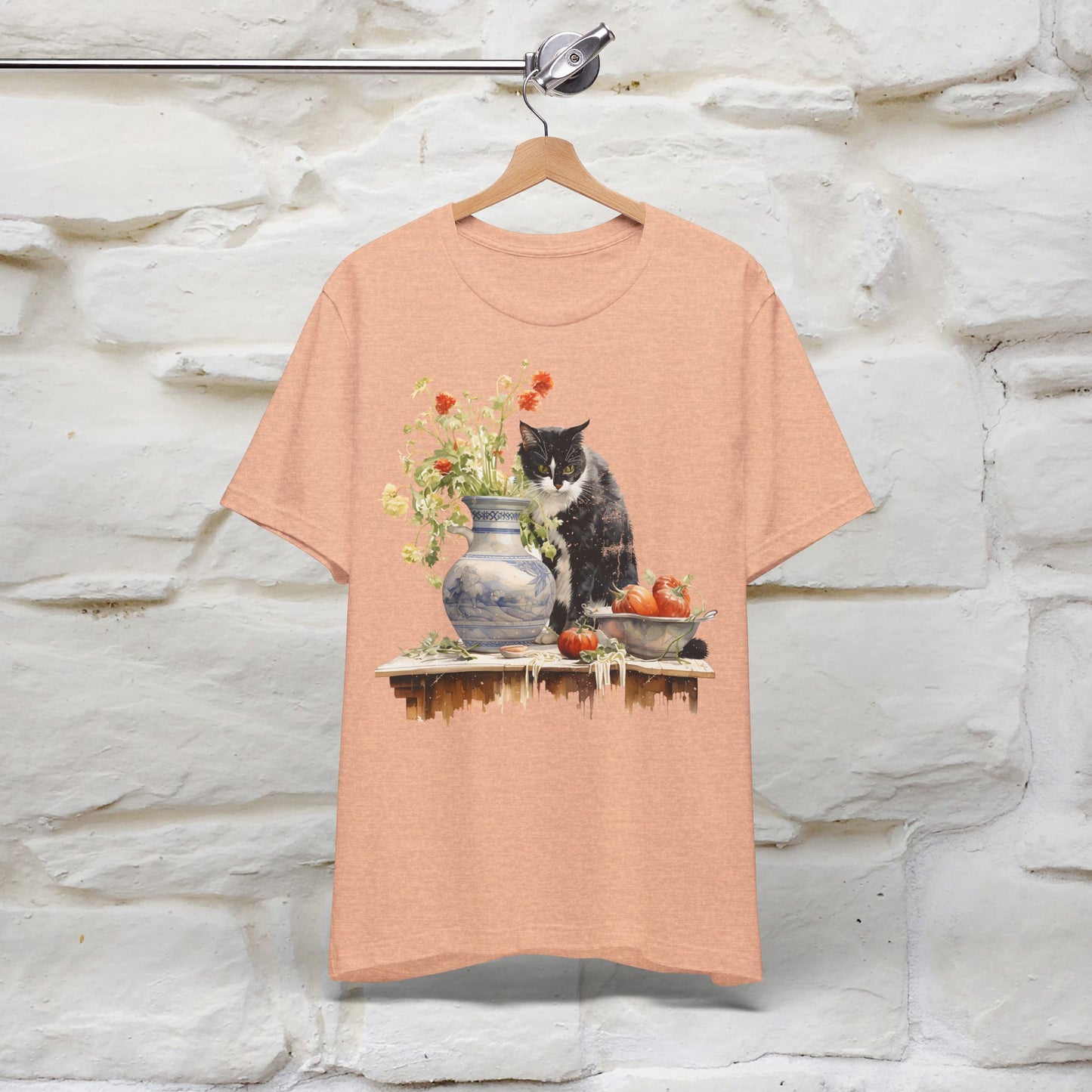 ''THe Cat and The Vase '' T-shirt for Men and Women 100% Cotton* - Nunu&Miao Studio