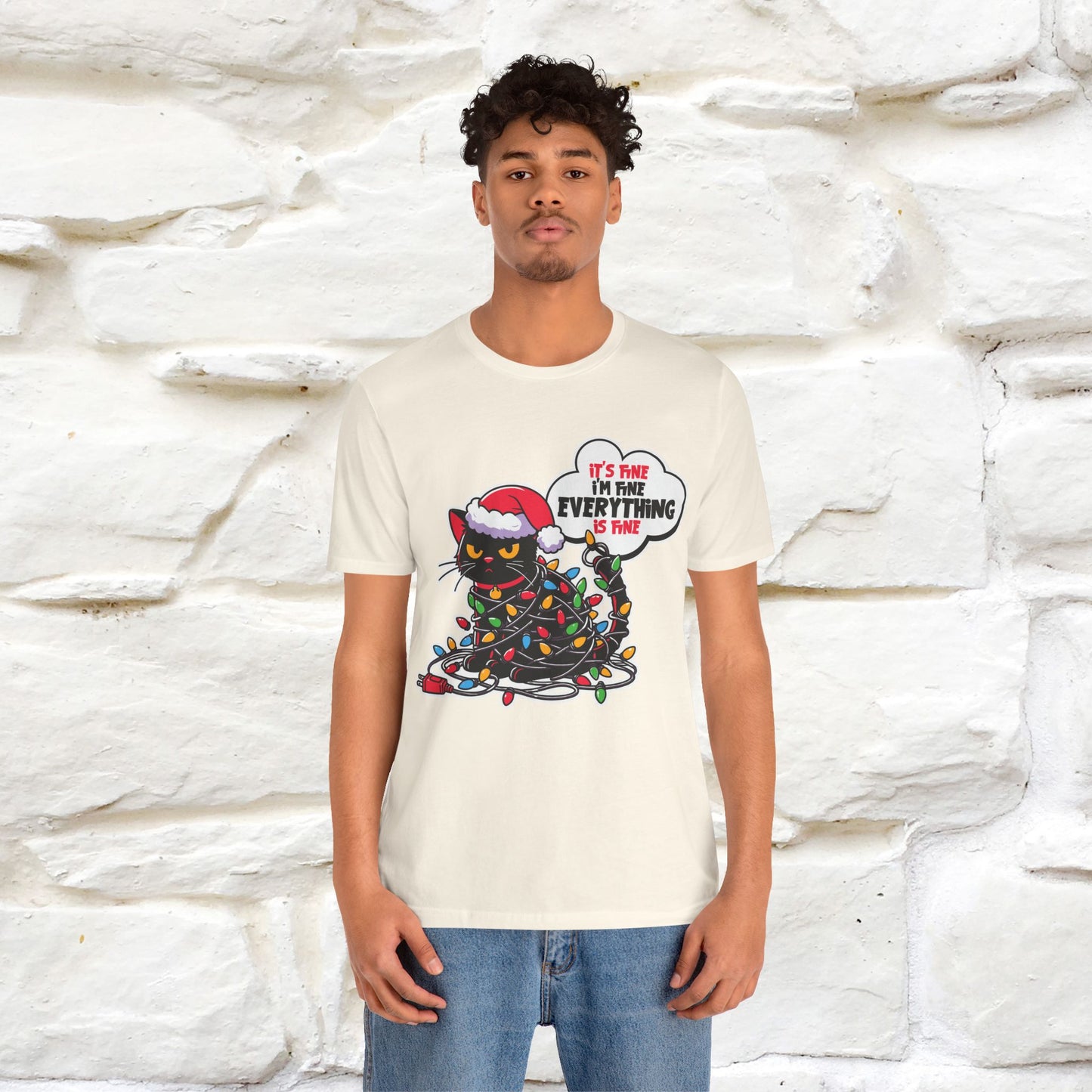 “Everything Is Fine..” | Cat T-Shirt | Nunu&Miao Studio