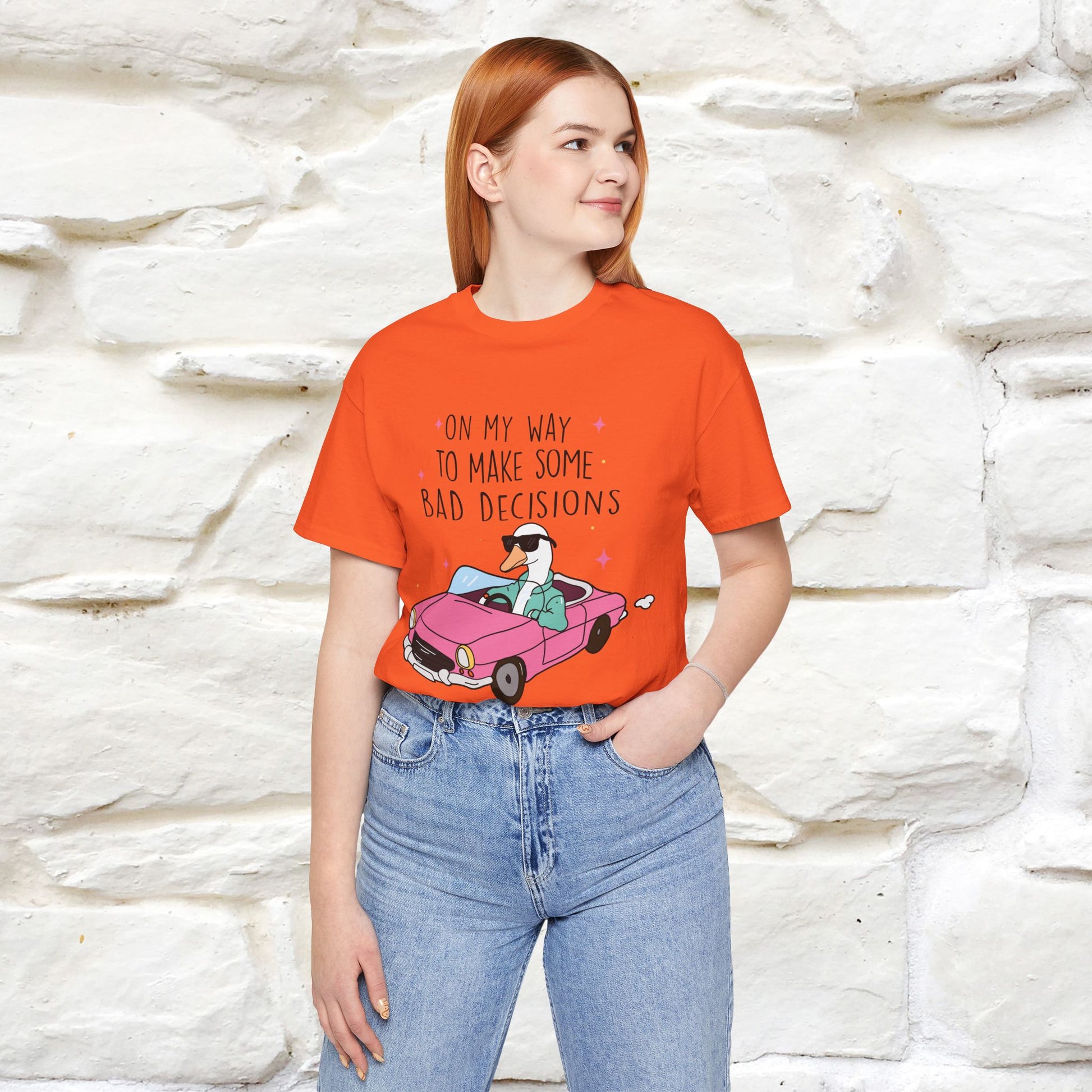 "On My Way To Make Some Bad Decisons"  Funny T-shirt |Nunu&Miao Studio - Nunu&Miao Studio