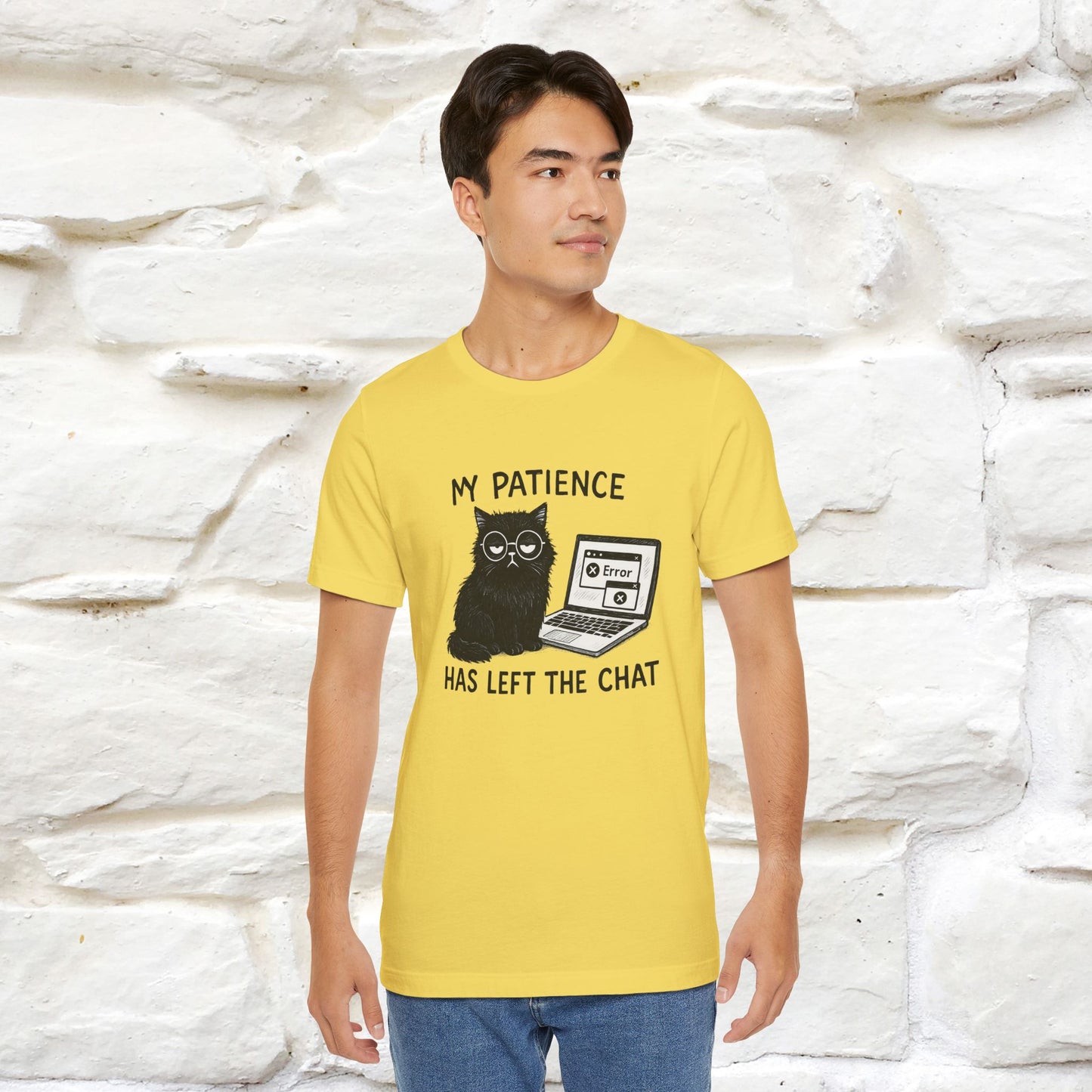 "My Patience Has Left The Chat" |Cat T-Shirt | Nunu&Miao Studio