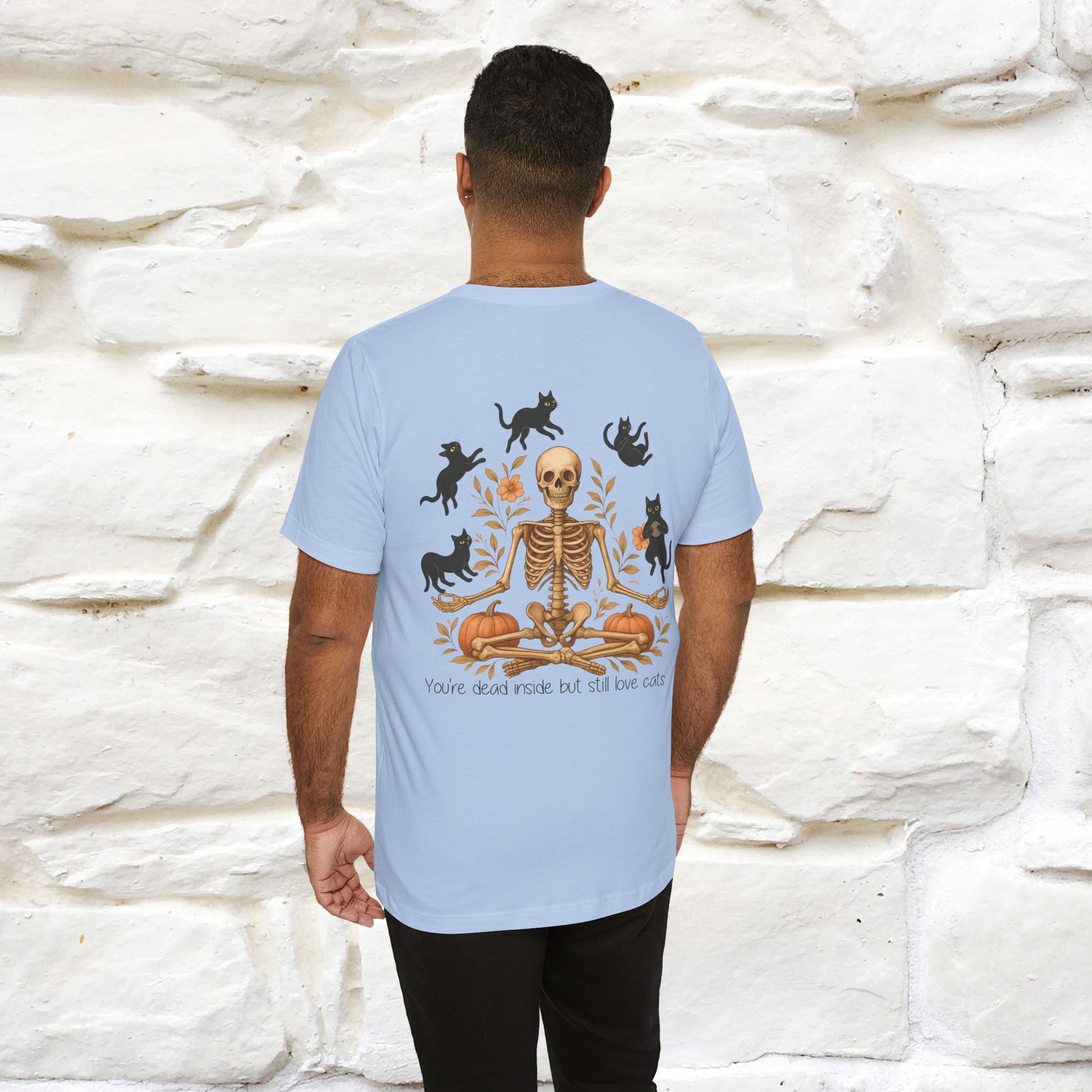 "You're Dead Inside But Still Love Cats " Halloween Cat T-shirt |Nunu&Miao Studio - Nunu&Miao Studio