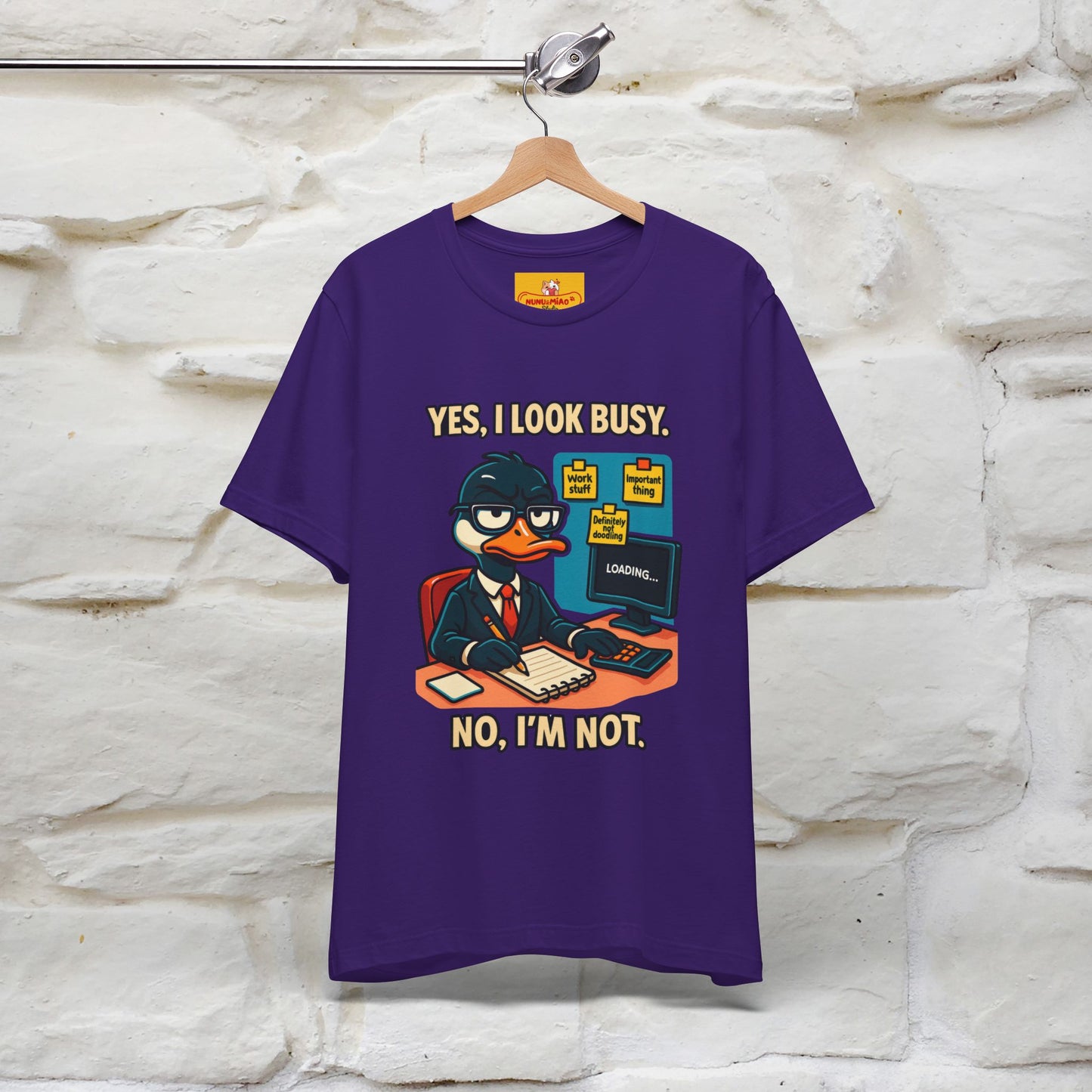 ''Yes, I Look Busy. No I'm Not.''| Sarcastic Cat T-Shirt | Nunu&Miao Studio