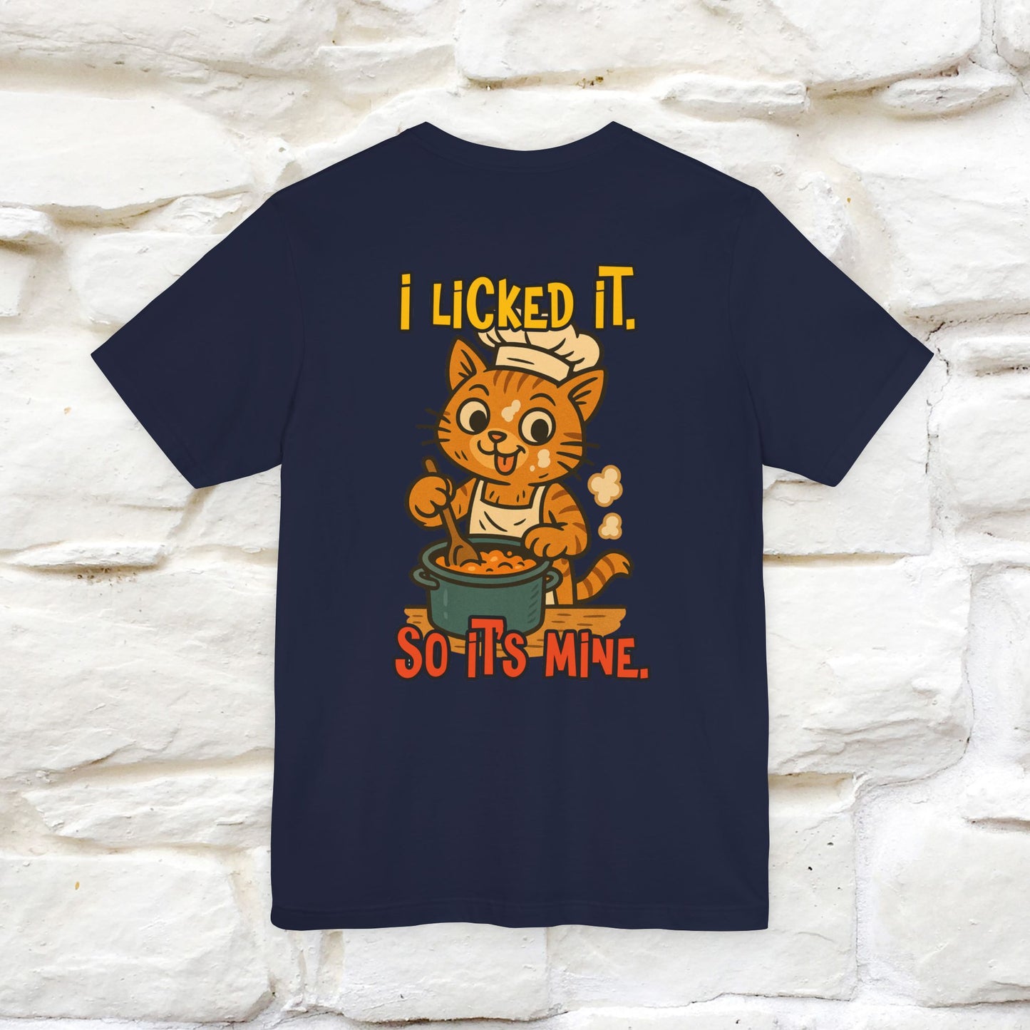 "I Licked It. It's Mine " |Cat T-Shirt | Nunu&Miao Studio