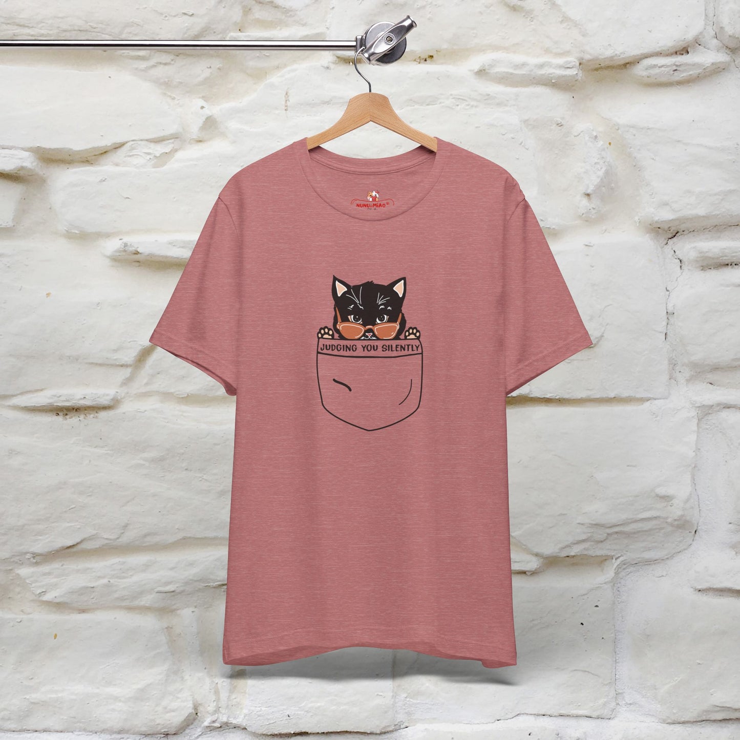 Judging You Silently Cat T-Shirt for Men | 100% Cotton* Funny & Sassy Tee - Nunu&Miao Studio