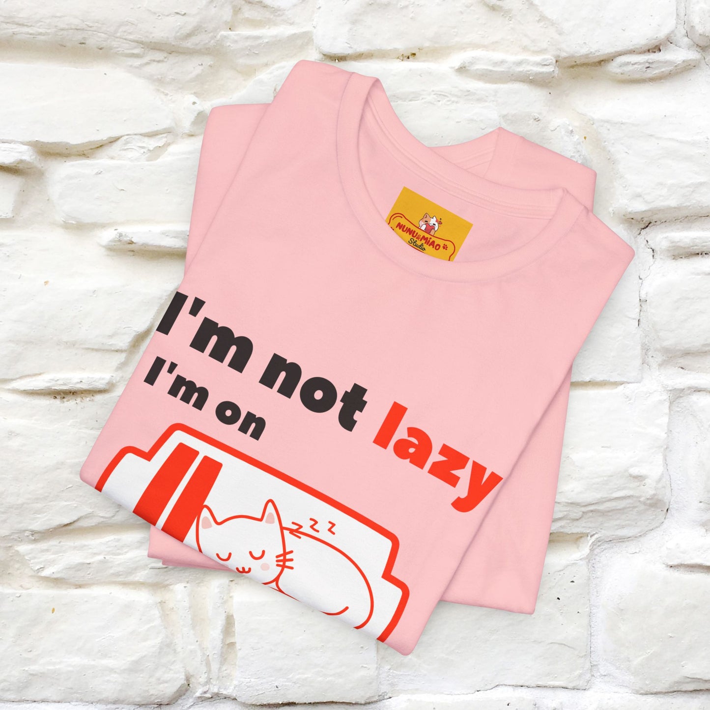 ''I am Not Lazy...'' Cat T-Shirt | Nunu&Miao Studio