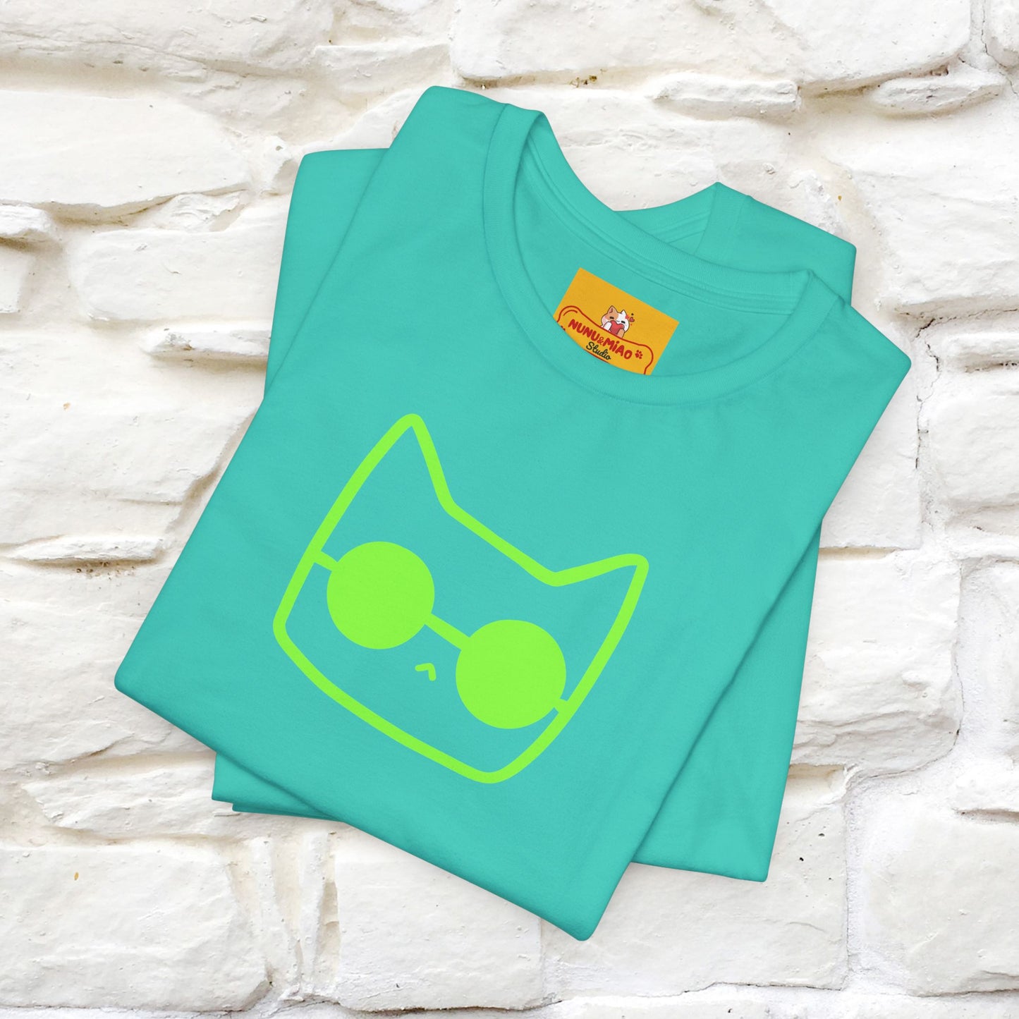 ''Everything Will Be Ok '' Cat T-Shirt Front and Back Design | Nunu&Miao Studio