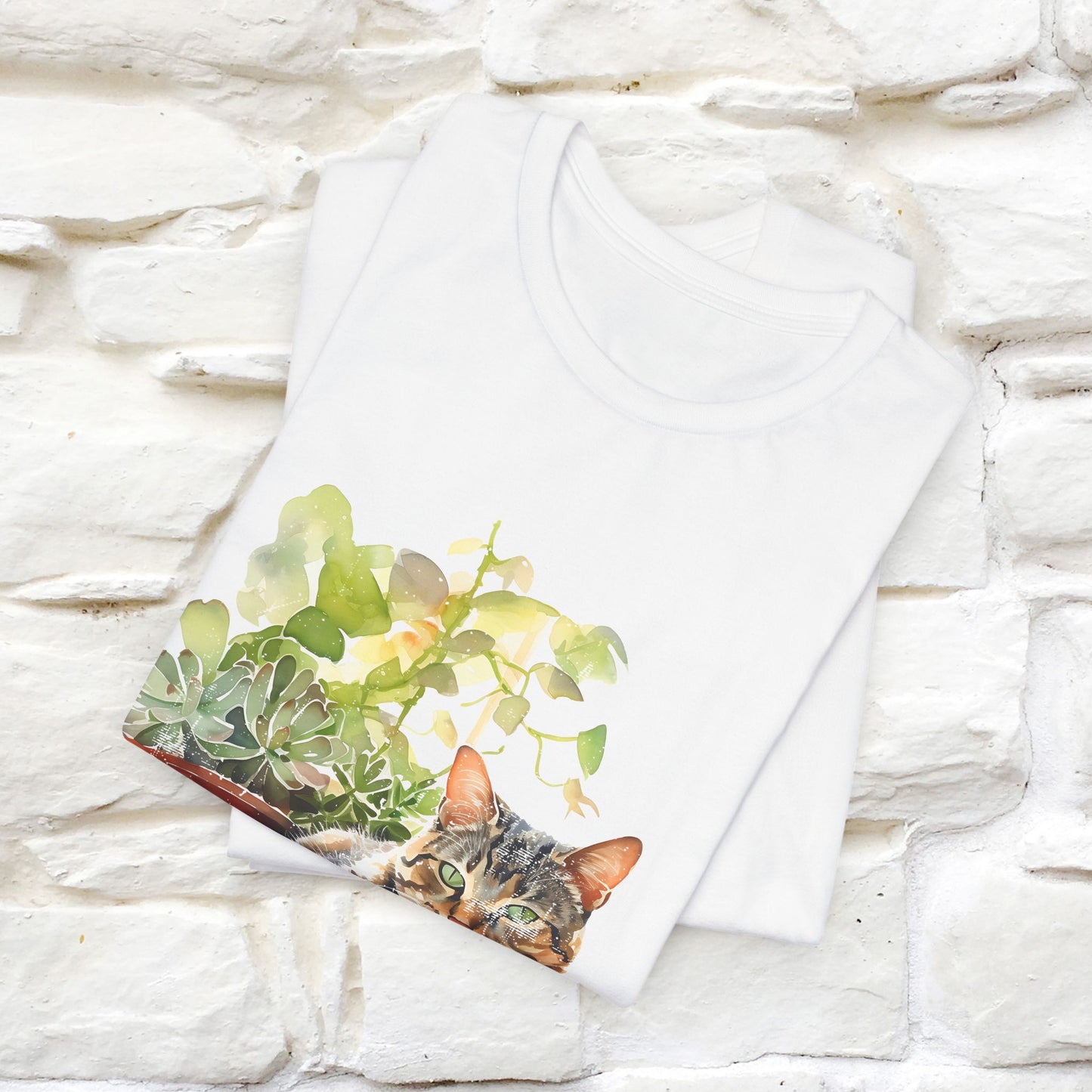 "Feline Bibliophile" T-Shirt for Men & Women | 100% Cotton* - Nunu&Miao Studio