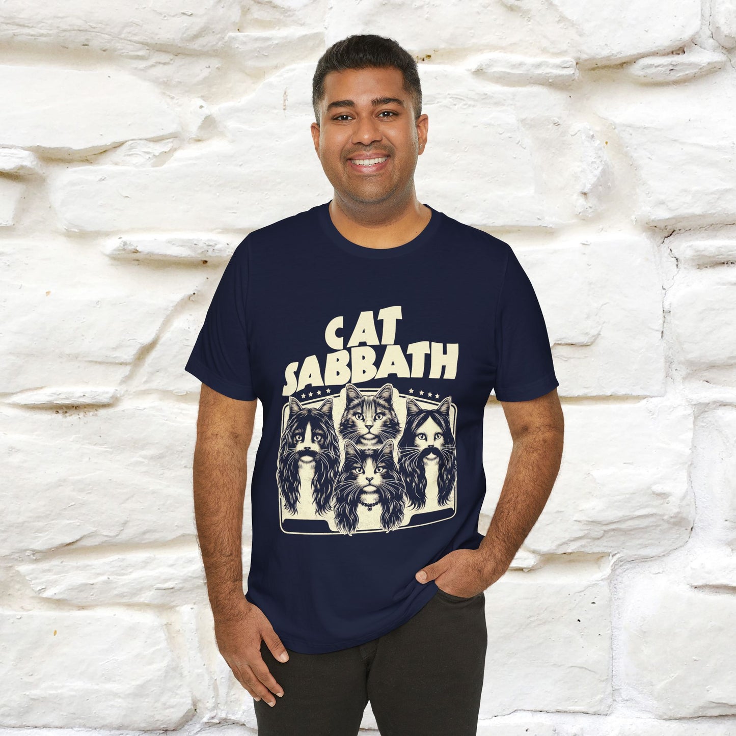 "Cat Sabbath" Cat T-shirt for Men & Women | 100% Cotton*| Feline-Inspired Tee