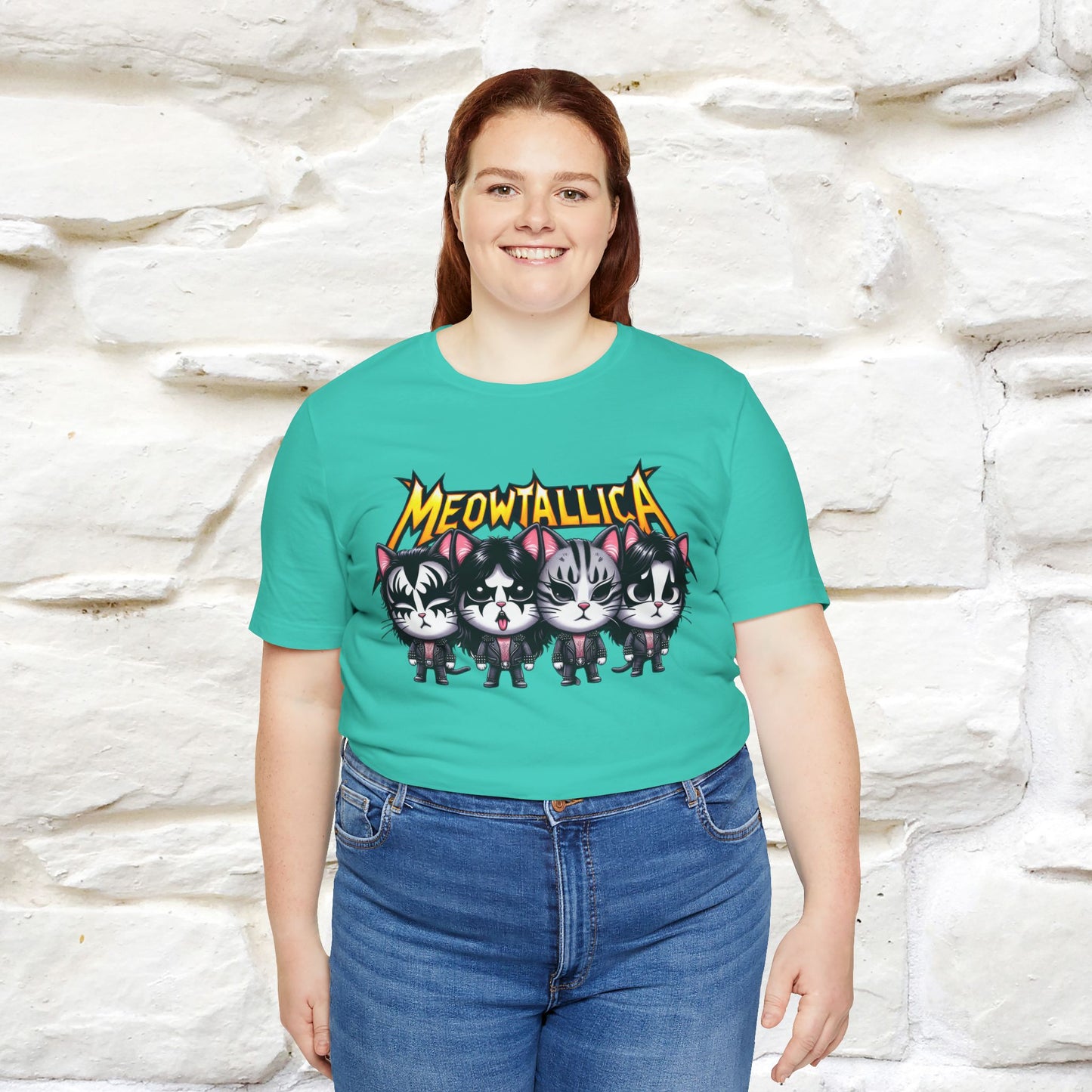 Meowtallica T-Shirt | Rock-Inspired Cat Tee| Nunu&Miao Studio - Nunu&Miao Studio