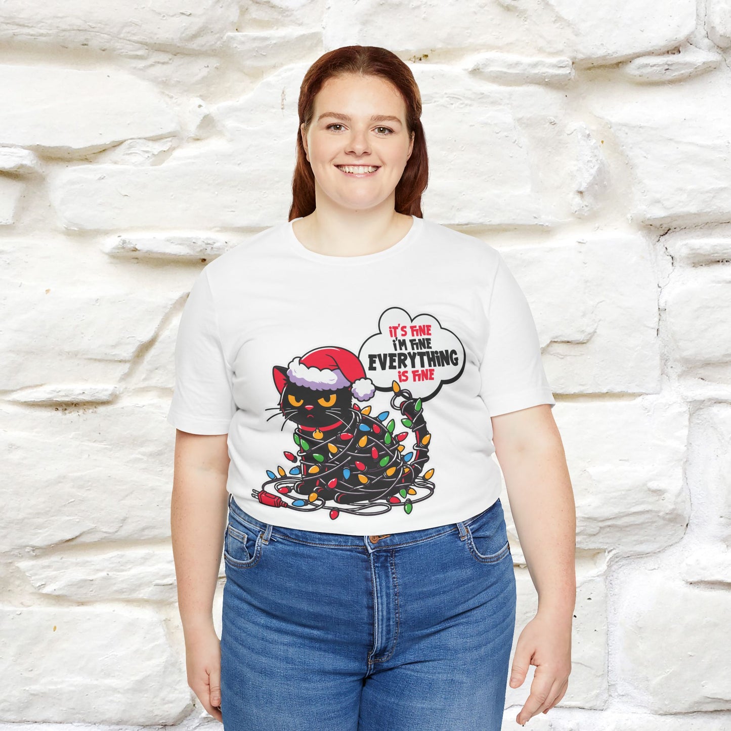 “Everything Is Fine..” | Cat T-Shirt | Nunu&Miao Studio