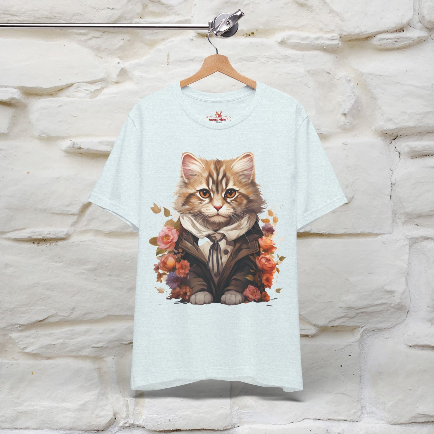 "Mr. Meow" Elegant Cat T-Shirt for Men & Women | 100% Cotton* - Nunu&Miao Studio