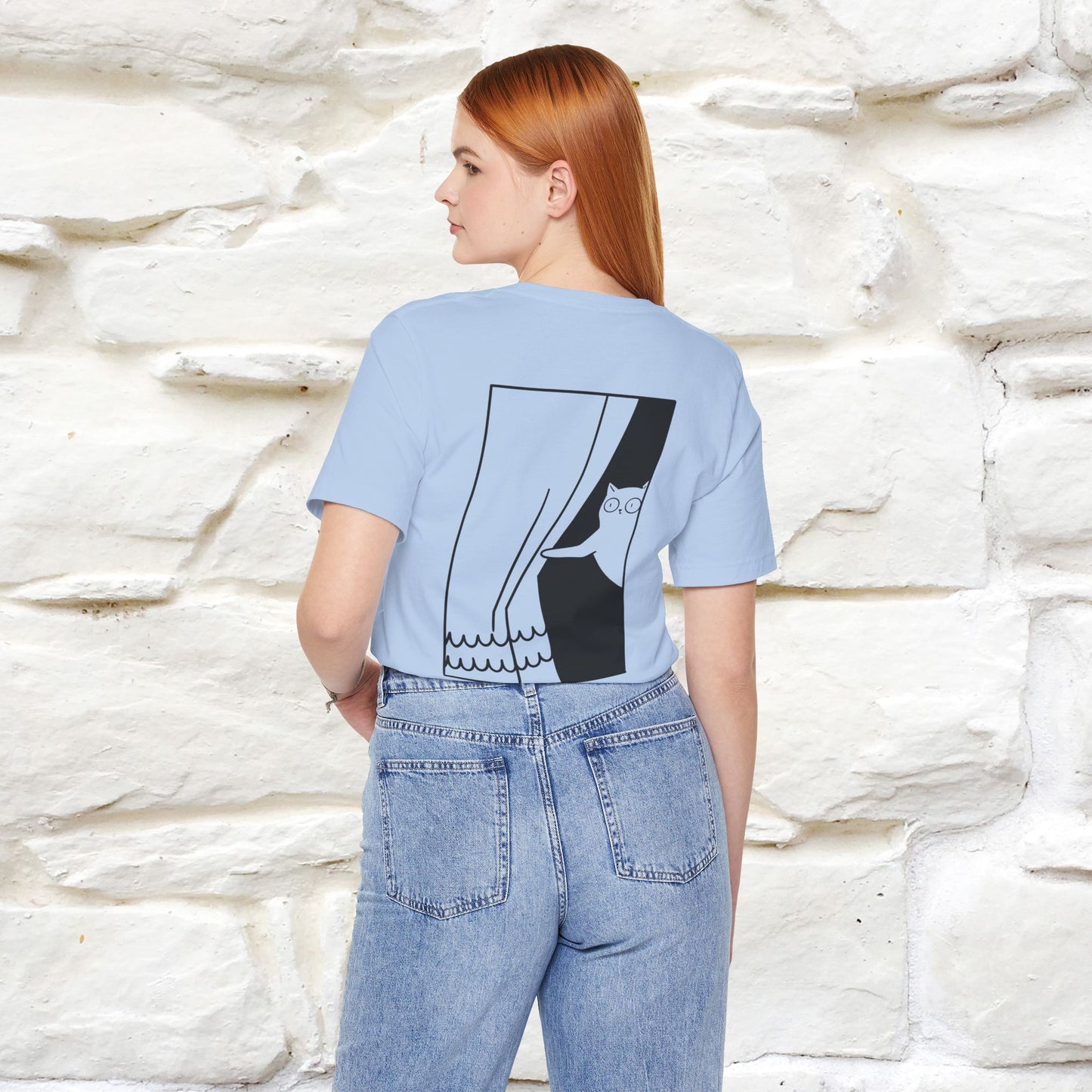 “Don’t trust atoms… they make up everything.” | Cat T-Shirt | Front & Back Design | Nunu&Miao Studio