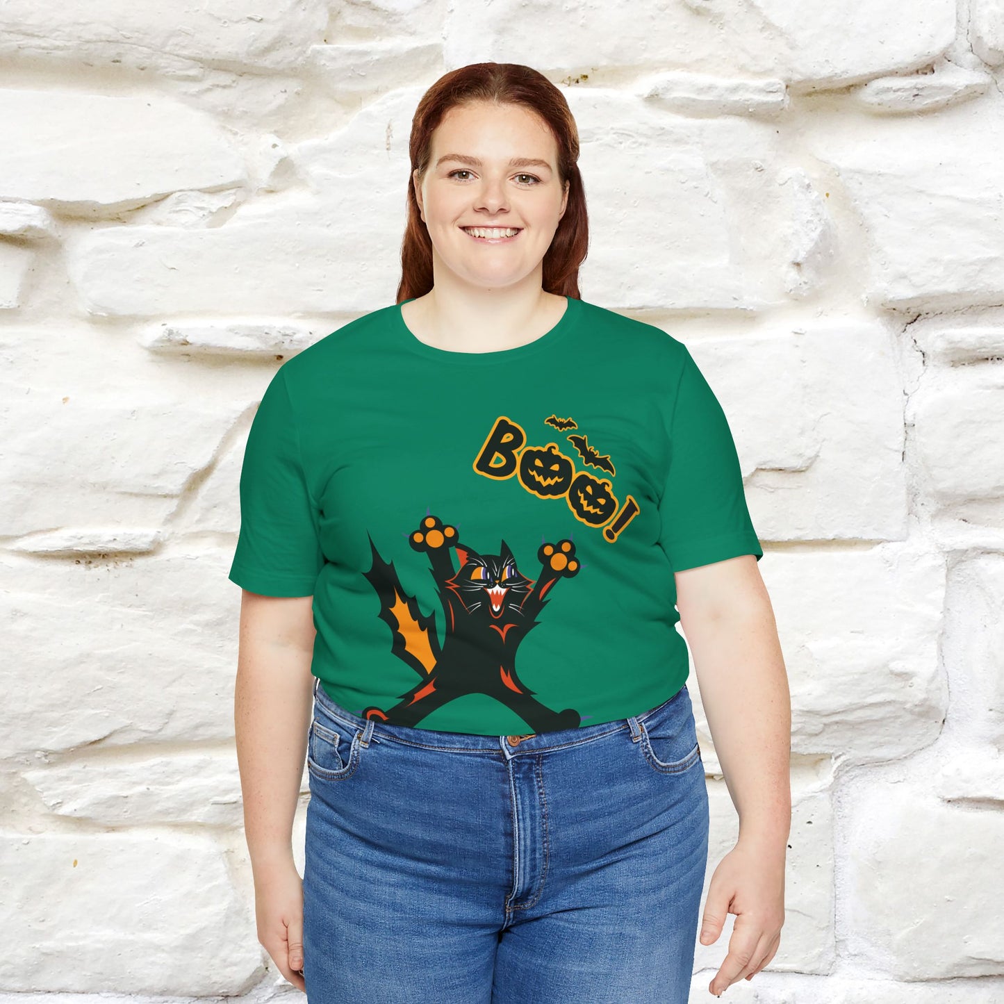 "Boo" Cat T-shirt |Nunu&Miao Studio