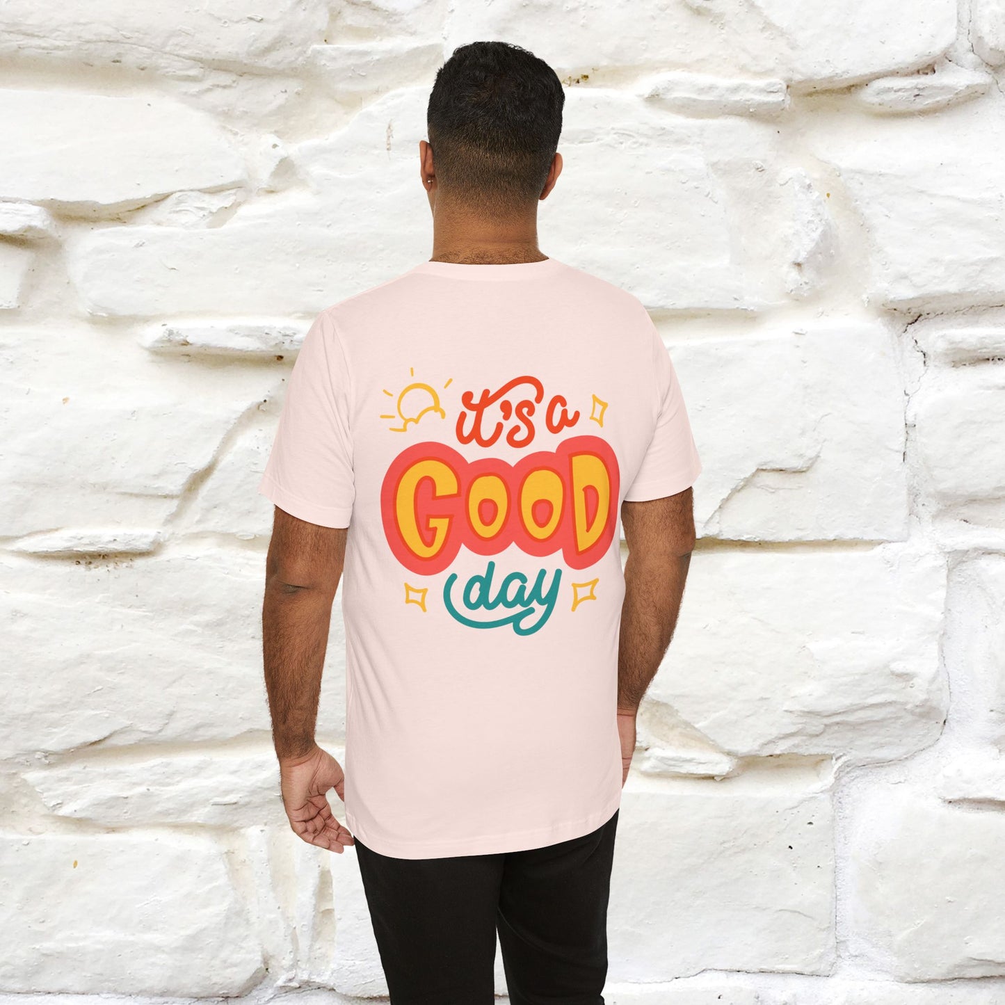 ""It's A Good Day" Cat T-Shirt| Front & Back Design | Nunu&Miao Studio