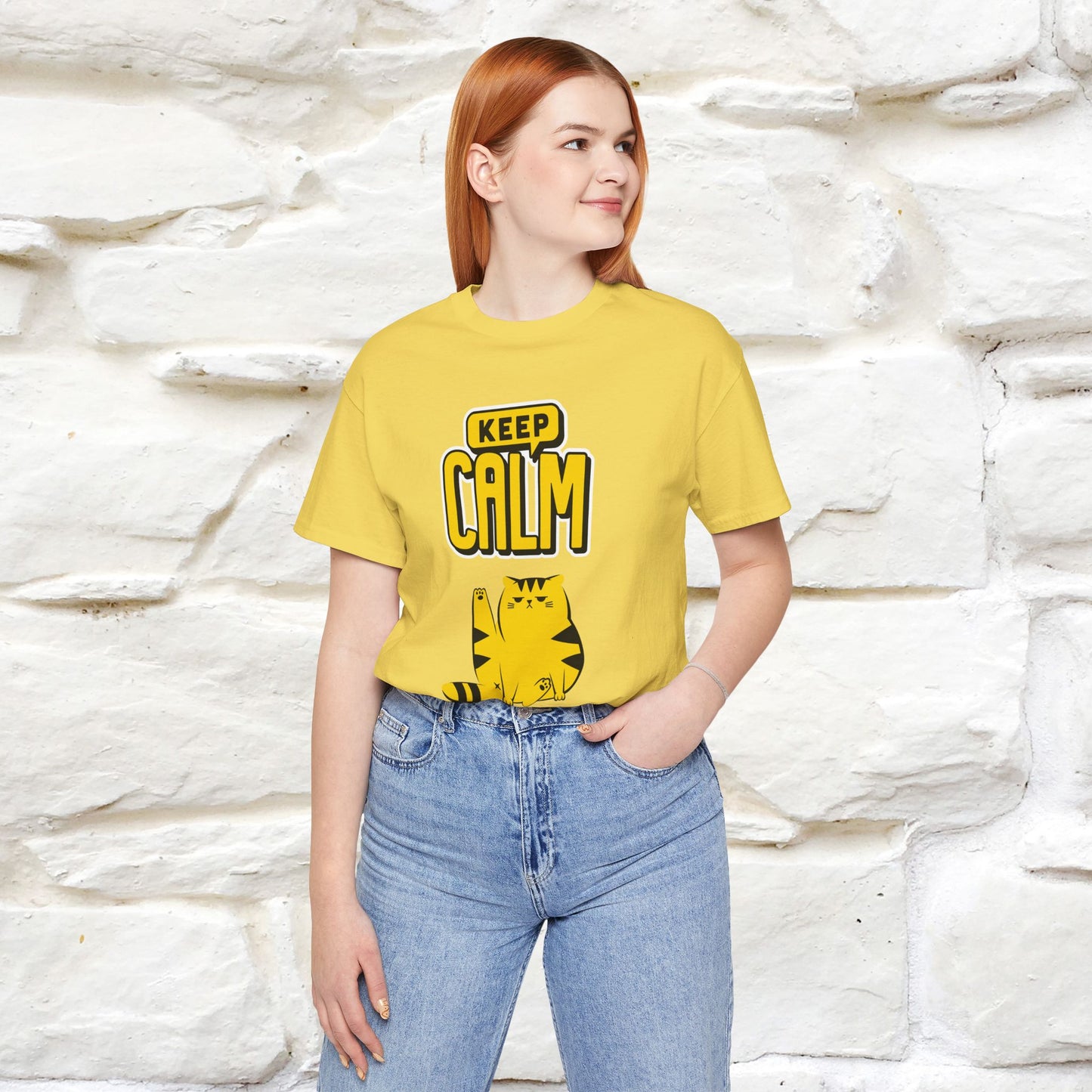 "Keep..." | Cat T-Shirt | Nunu&Miao Studio