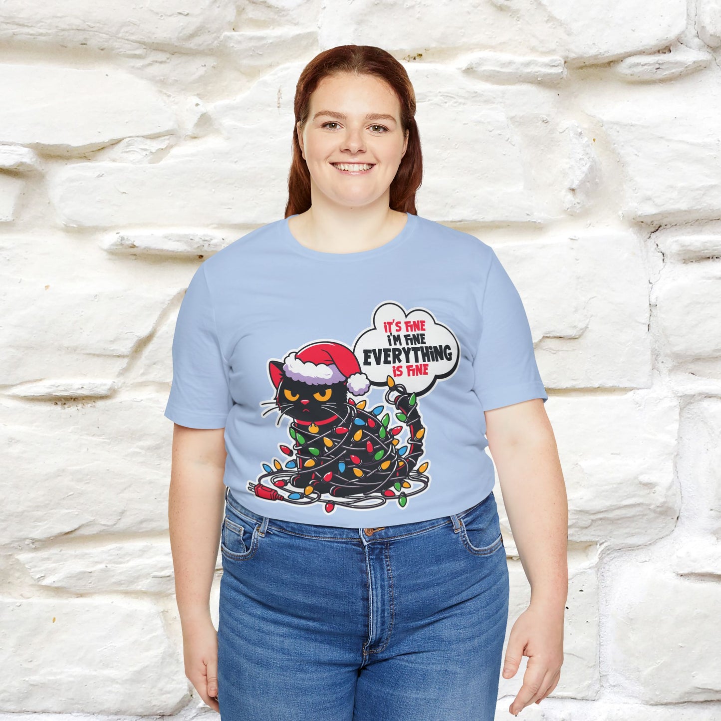 “Everything Is Fine..” | Cat T-Shirt | Nunu&Miao Studio