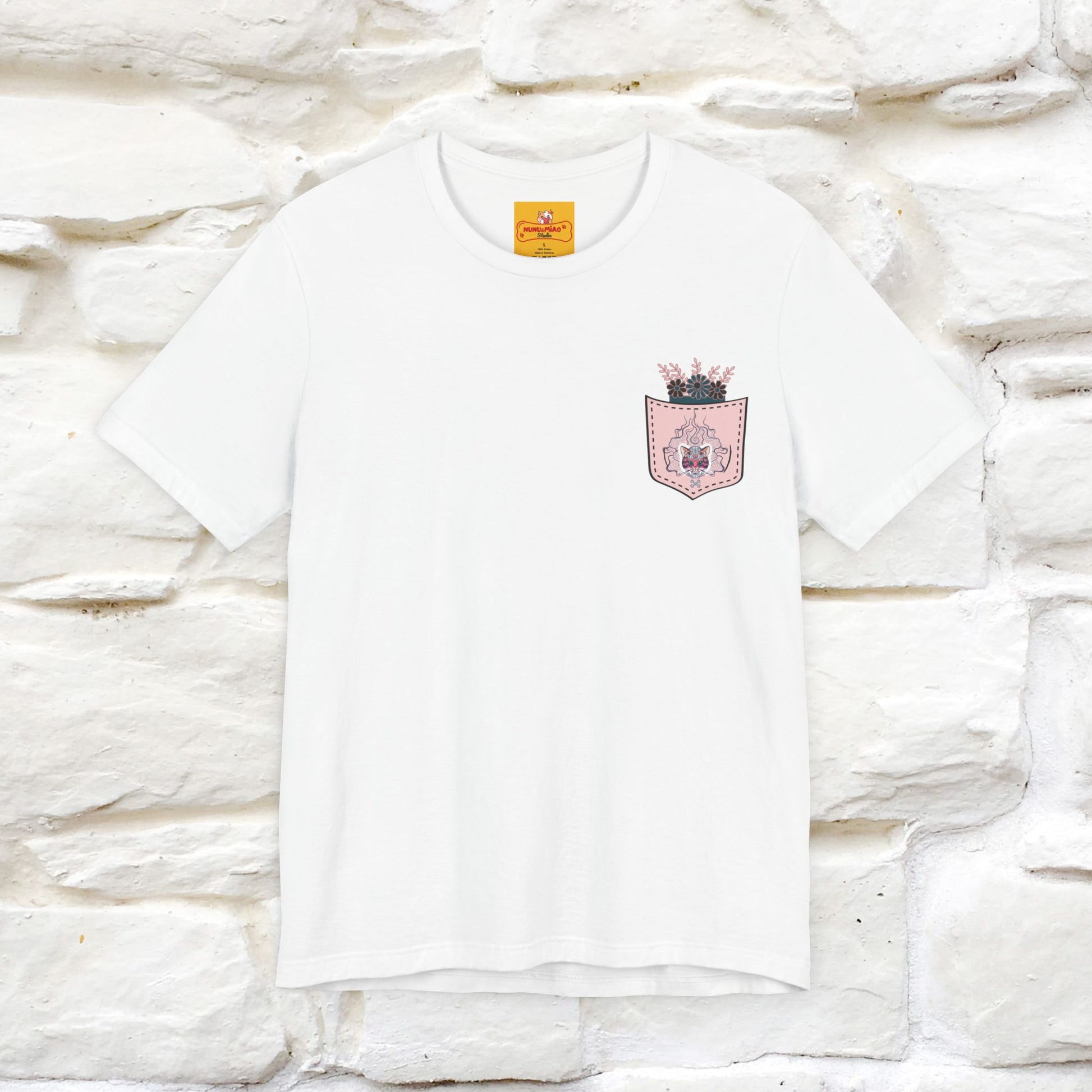 ''Air Fire Cat'' | Cat T-Shirt Front and Back Design | Nunu&Miao Studio - Nunu&Miao Studio