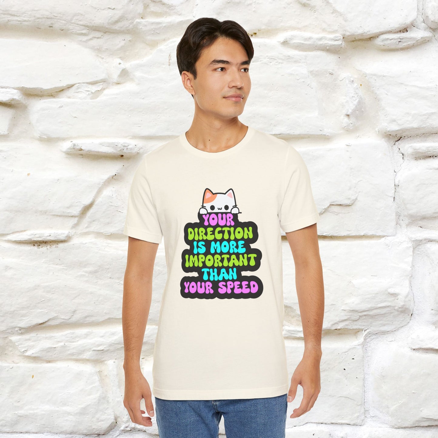"Your Direction Is More ..." | Cat T-shirt | Nunu&Miao Studio - Nunu&Miao Studio