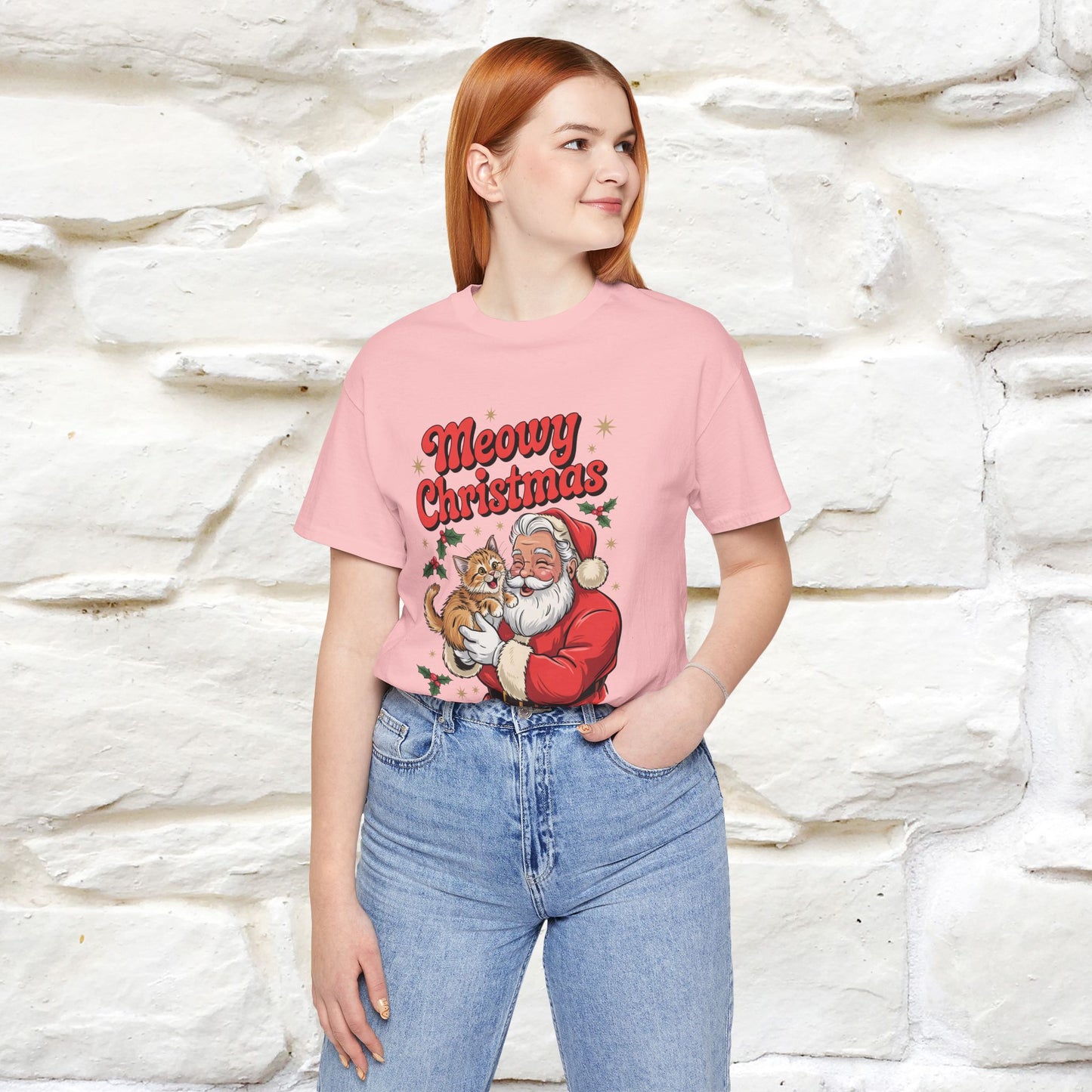 “Meowy Christmas” | Cat T-Shirt | Nunu&Miao Studio