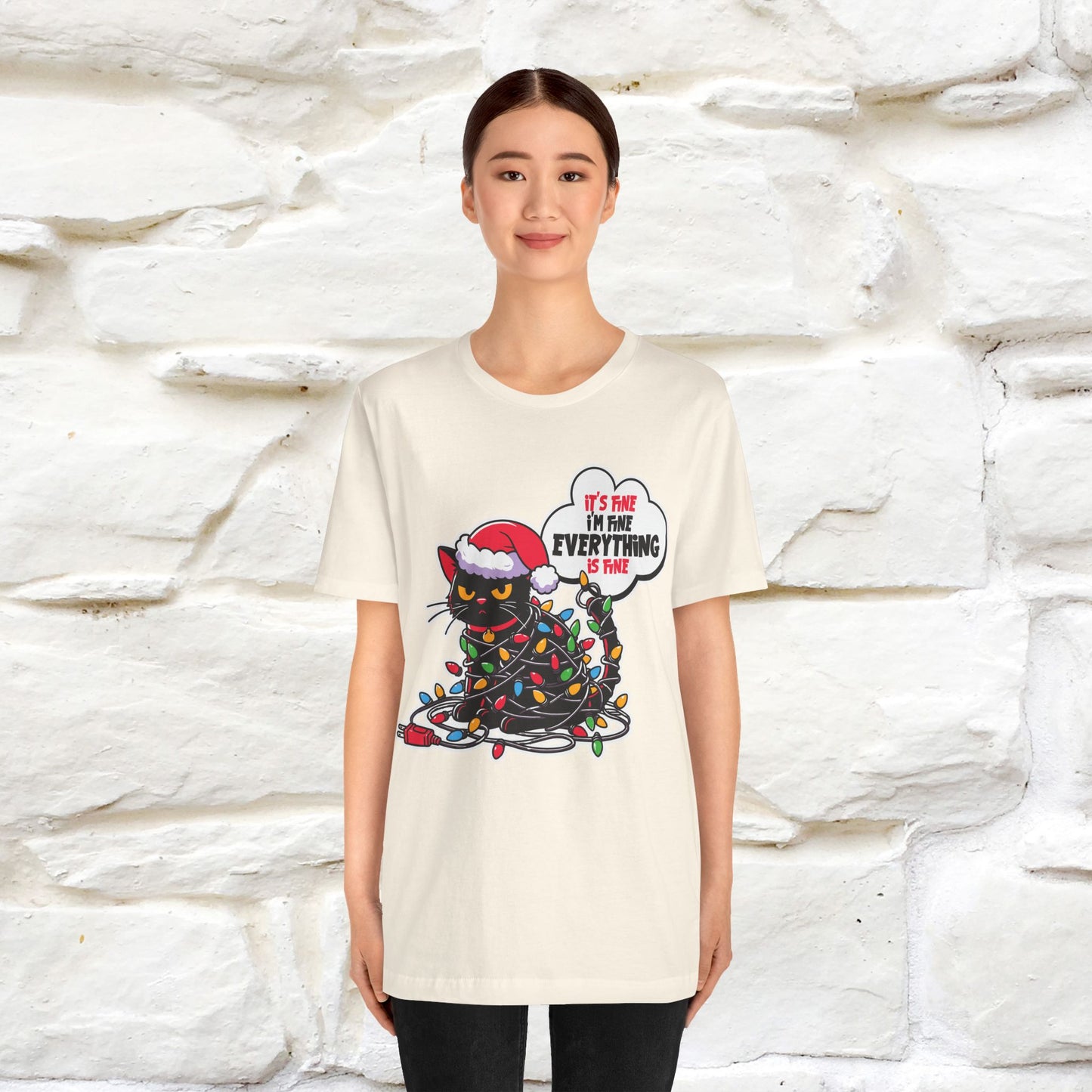 “Everything Is Fine..” | Cat T-Shirt | Nunu&Miao Studio