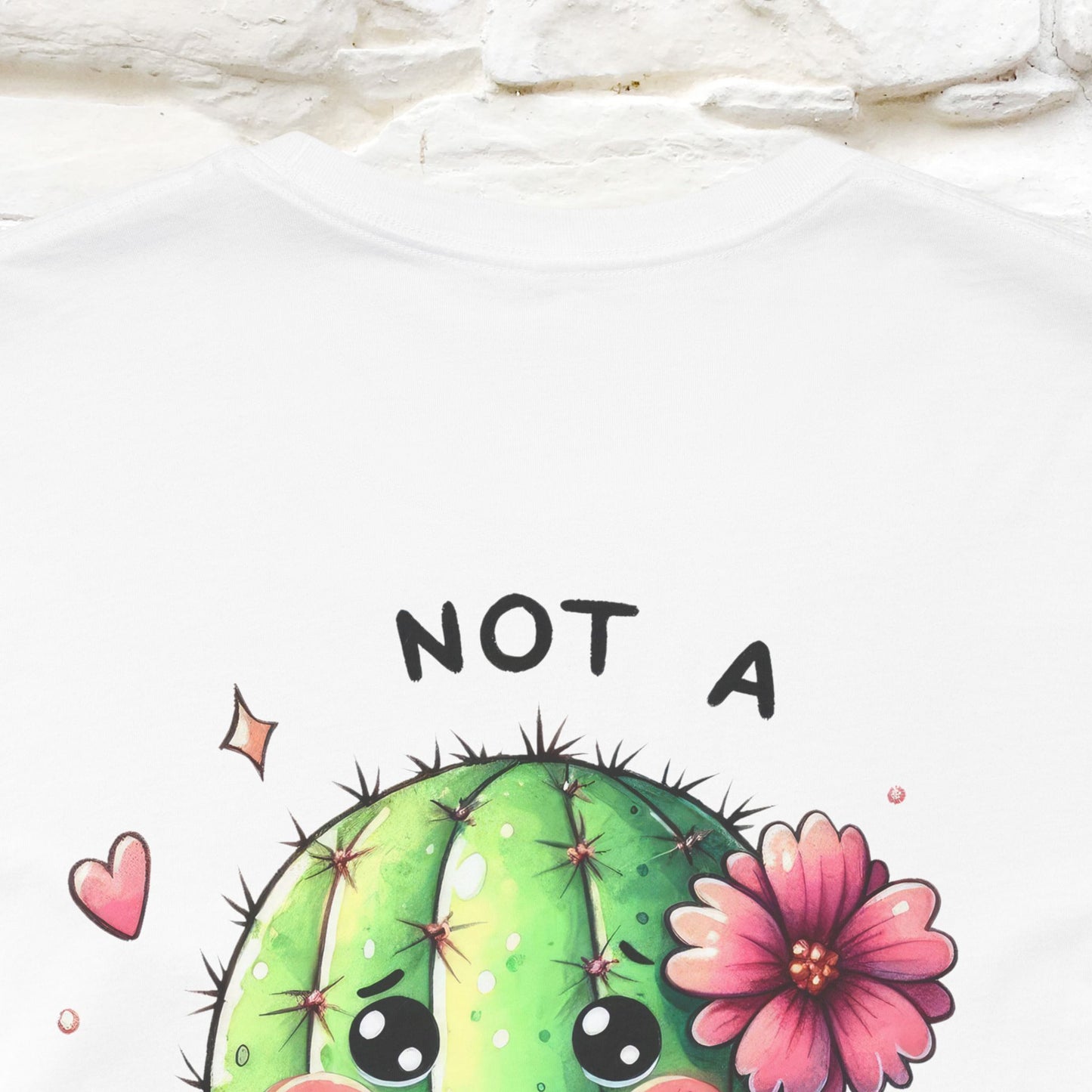 "Not A Hugger" |Funny T-Shirt | Front & Back Design|Nunu&Miao Studio