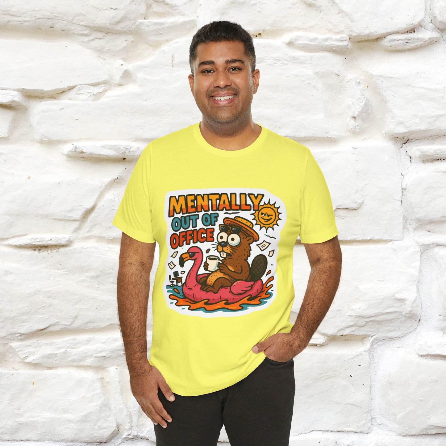 ''Mentally Out Of Office''| Sarcastic Cat T-Shirt | Nunu&Miao Studio