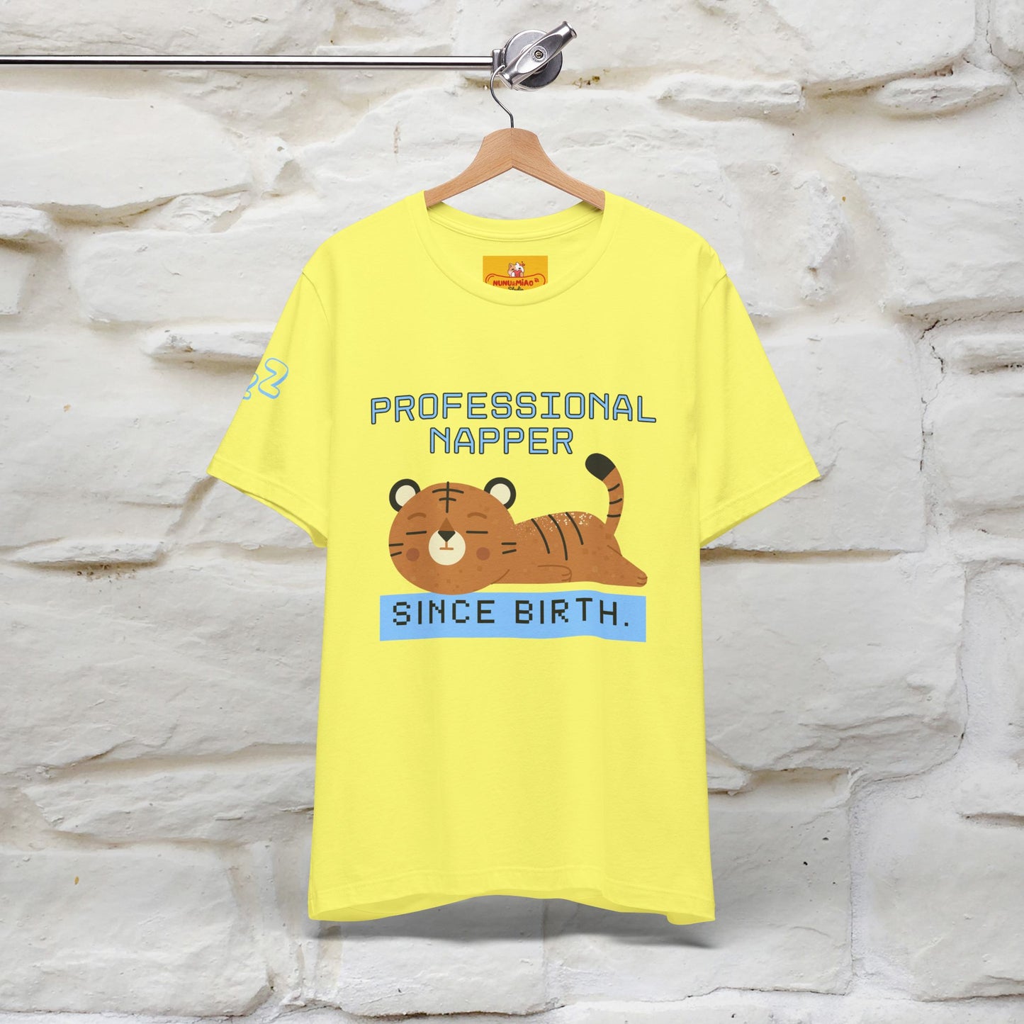 ''Professional napper since birth.''| CatT-Shirt | Nunu&Miao Studio