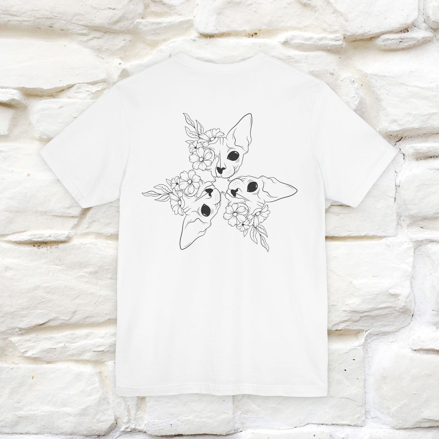"Trinity'' Cat T-Shirt Front and Back Design | Nunu&Miao Studio