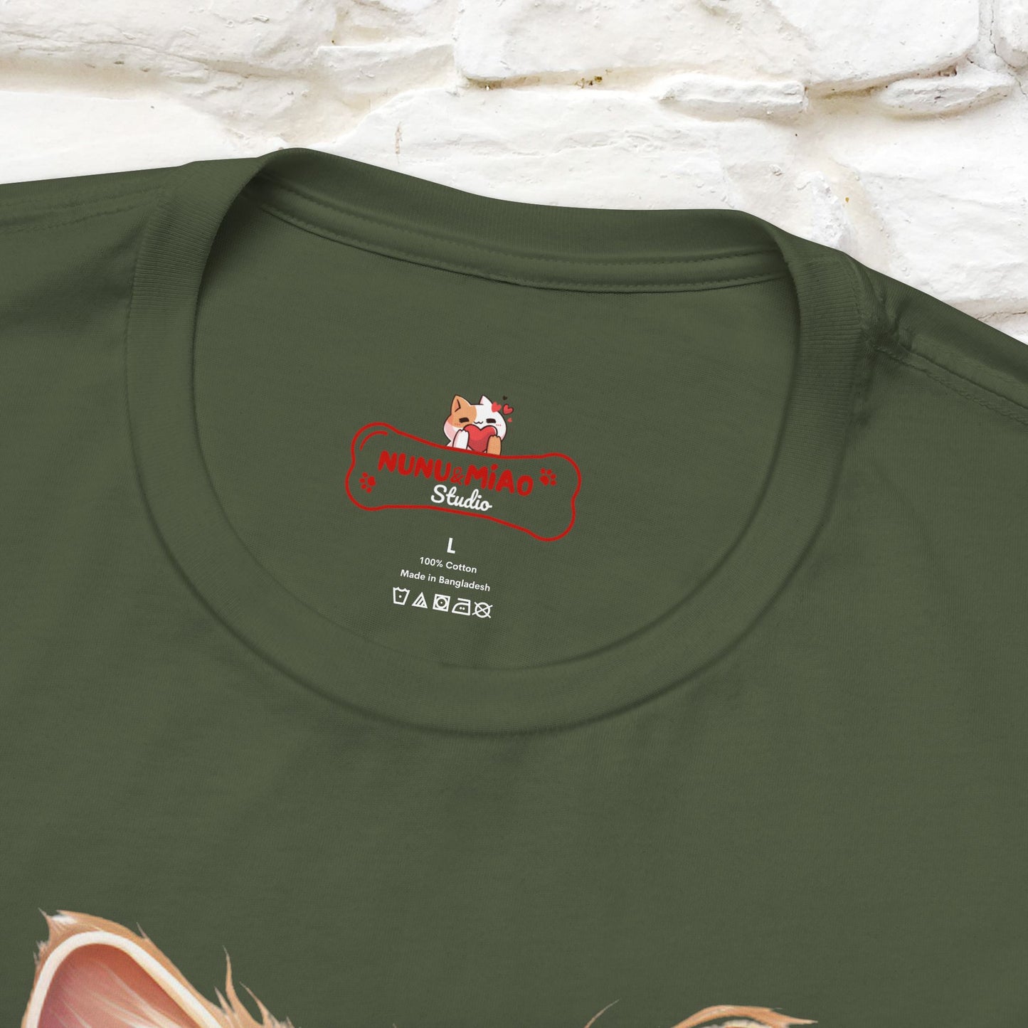 "Mr. Meow" Elegant Cat T-Shirt for Men & Women | 100% Cotton* - Nunu&Miao Studio