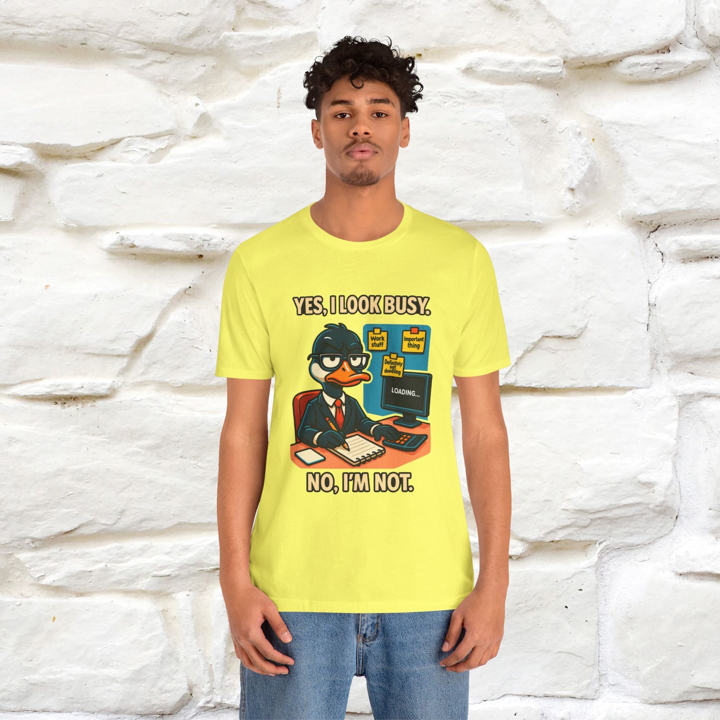 ''Yes, I Look Busy. No I'm Not.''| Sarcastic Cat T-Shirt | Nunu&Miao Studio