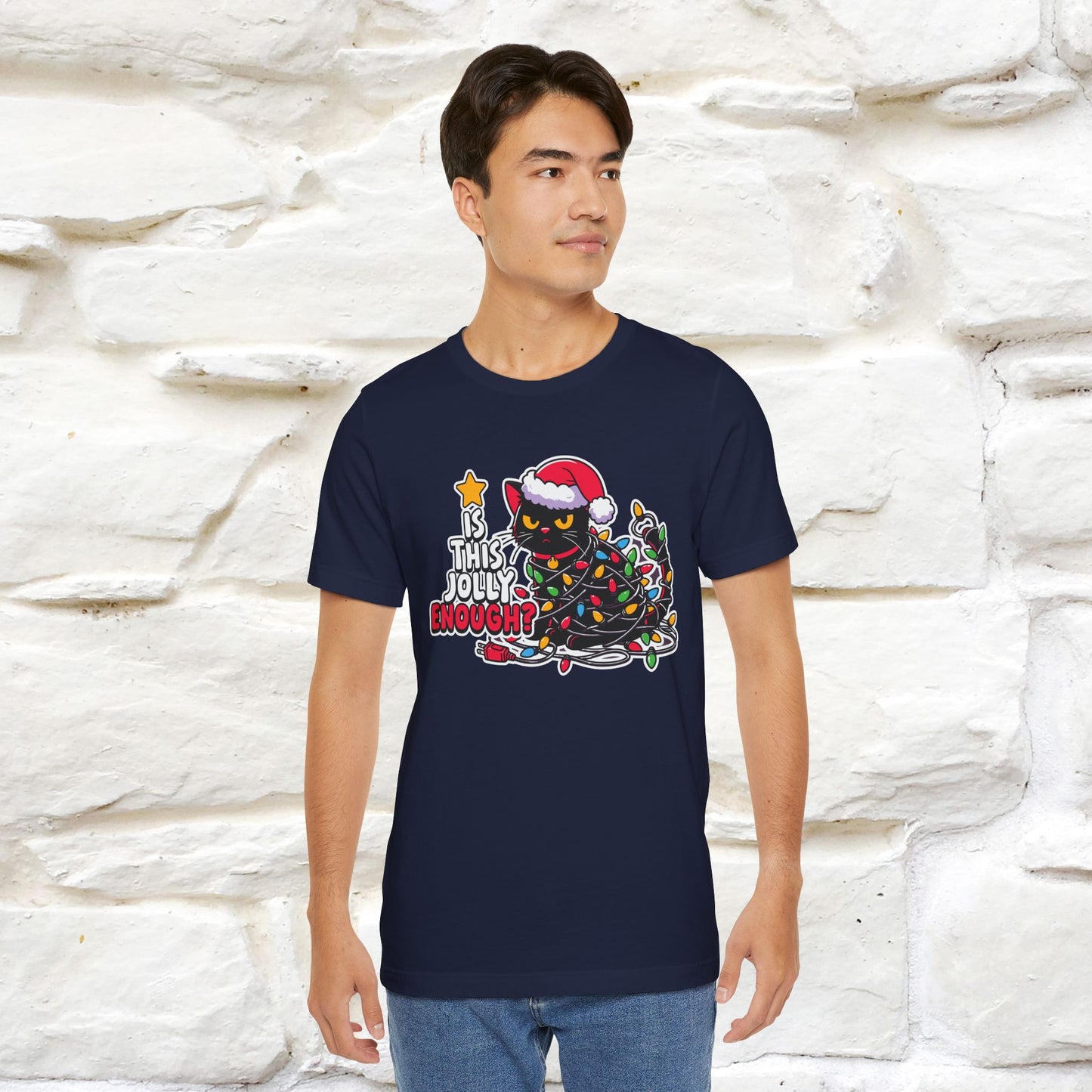“Is This Jolly Enough?” | Cat T-Shirt | Nunu&Miao Studio