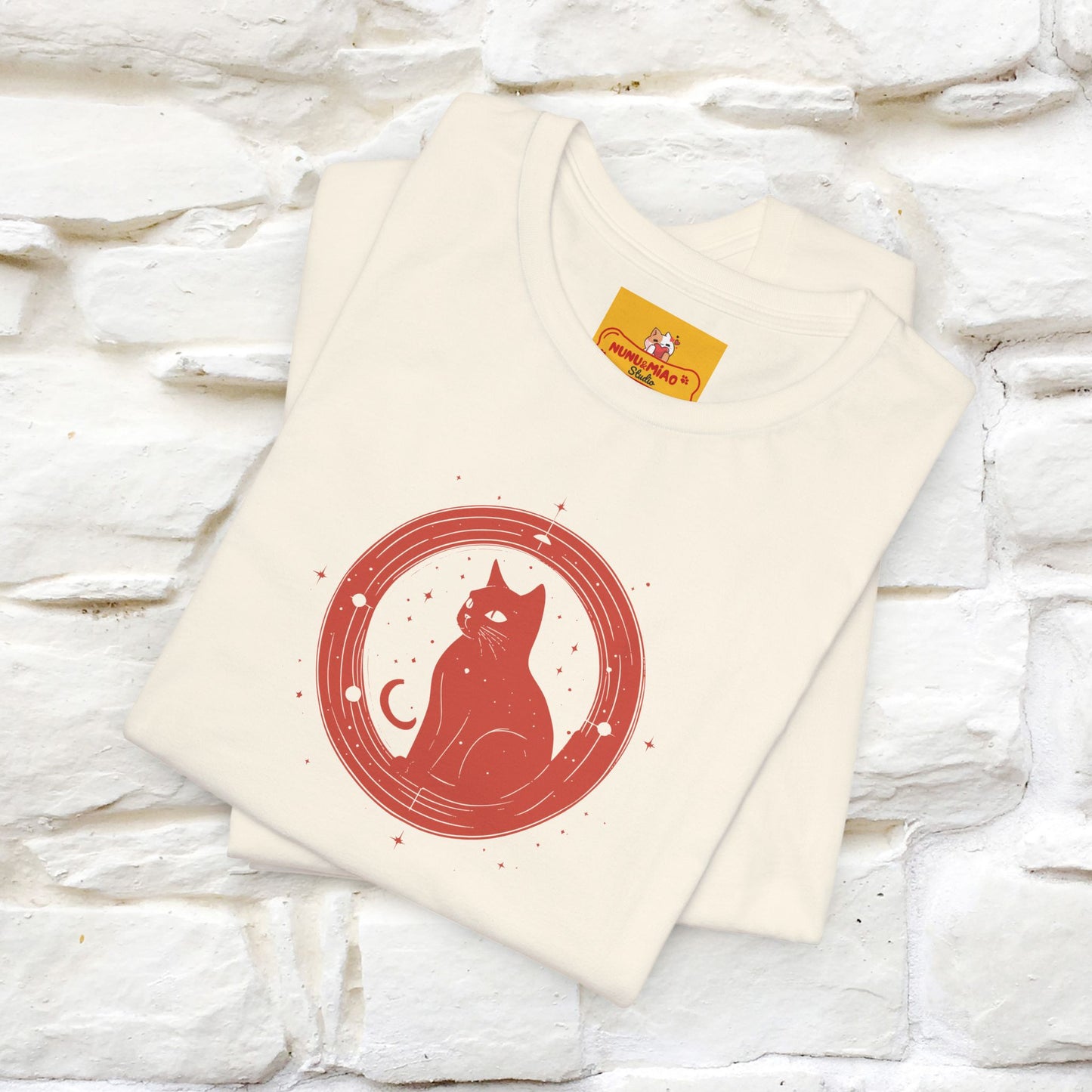 "Superbia'' Cat T-Shirt Front and Back Design | Nunu&Miao Studio