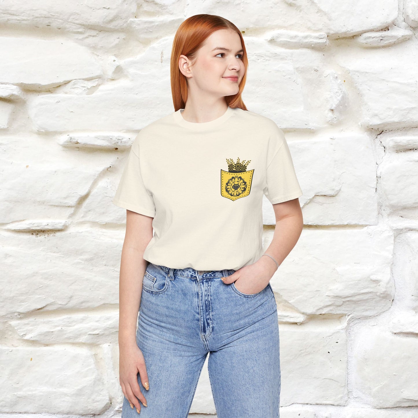 ''Black Cat Circle'' Cat T-Shirt Front and Back Design | Nunu&Miao Studio