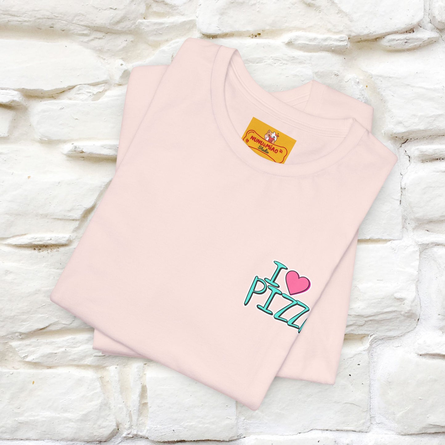 "I Love Pizza"| Cat T-shirt | Nunu&Miao Studio
